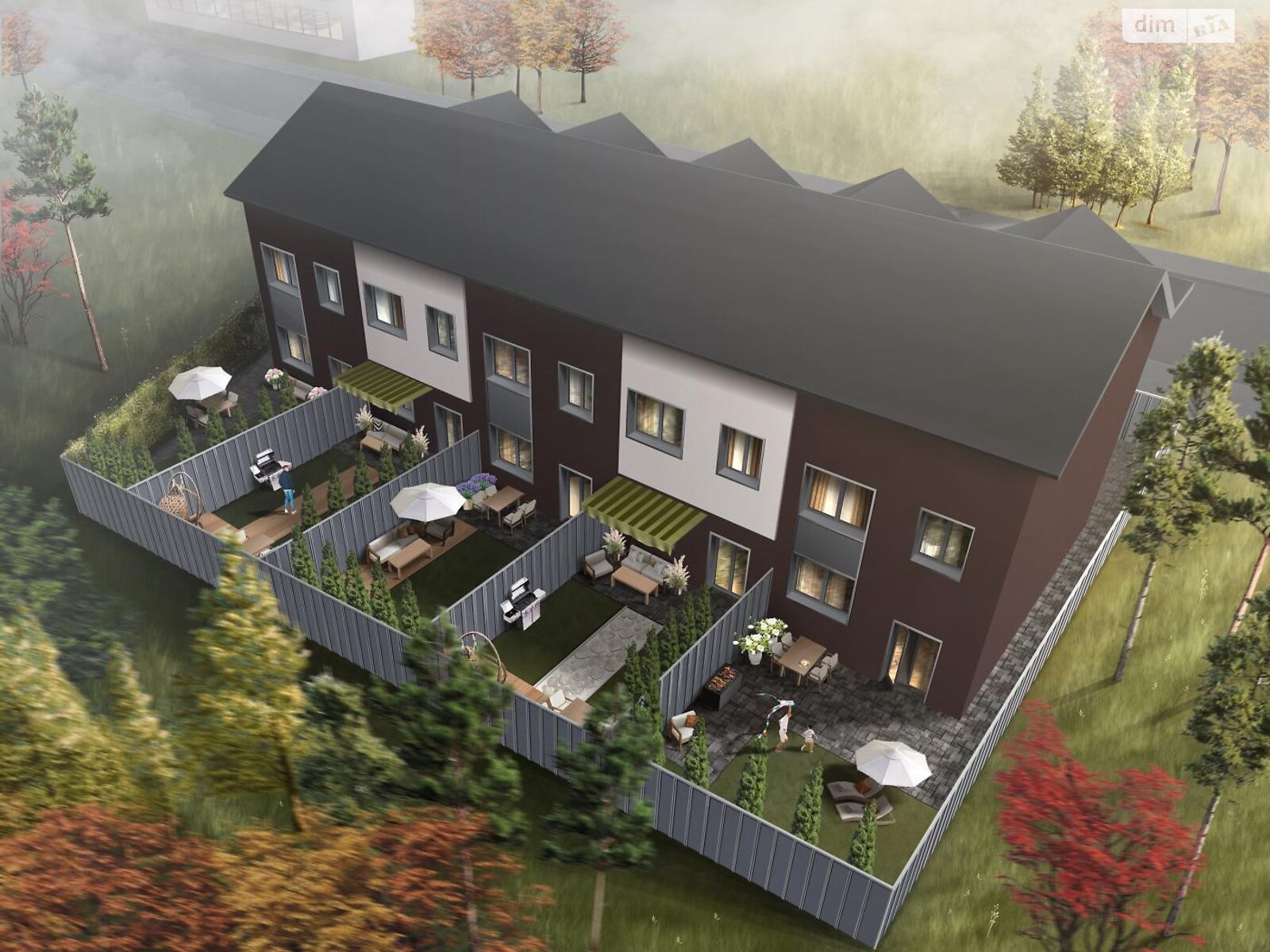 двоповерховий таунхаус, 91 кв. м, кирпич. Продаж у Ірпені фото 1 двоповерховий таунхаус, 91 кв. м, кирпич. Продаж у Ірпені фото 1