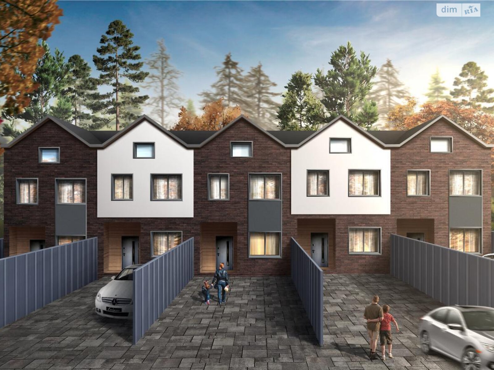 двоповерховий таунхаус, 91 кв. м, кирпич. Продаж у Ірпені фото 1 двоповерховий таунхаус, 91 кв. м, кирпич. Продаж у Ірпені фото 1