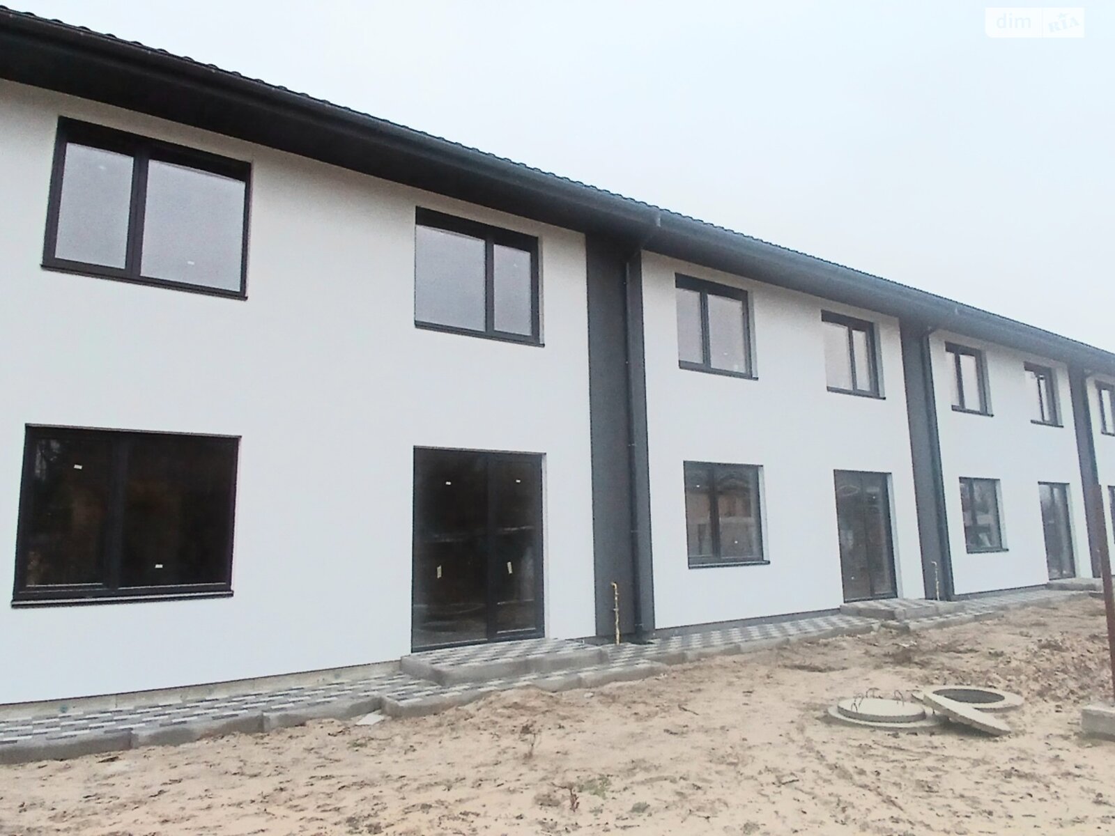 двухэтажный таунхаус, 103 кв. м, газобетон. Продажа в Ирпене фото 1 двухэтажный таунхаус, 103 кв. м, газобетон. Продажа в Ирпене фото 1