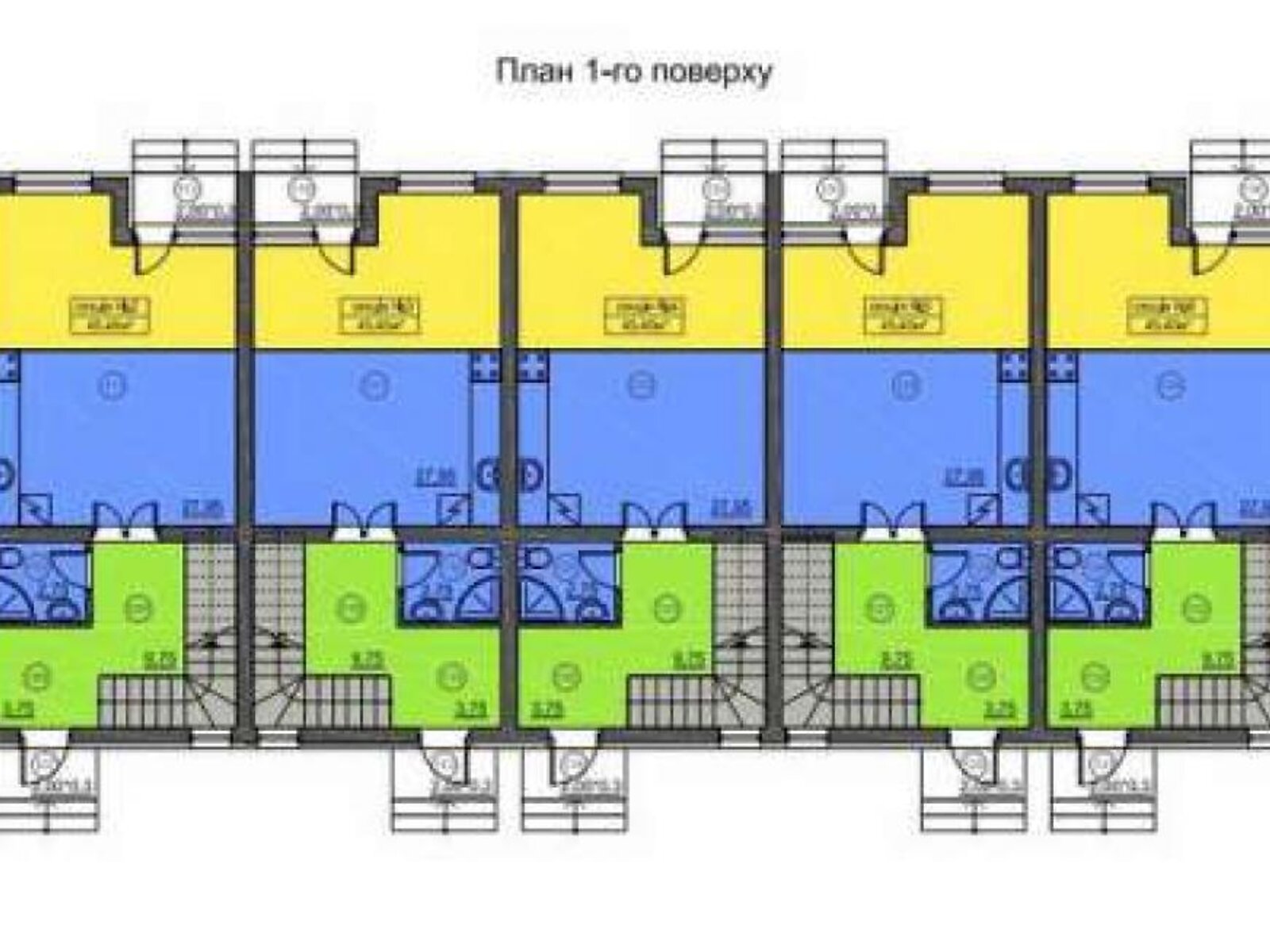 двоповерховий таунхаус, 84 кв. м, кирпич. Продаж у Ірпені фото 1 двоповерховий таунхаус, 84 кв. м, кирпич. Продаж у Ірпені фото 1