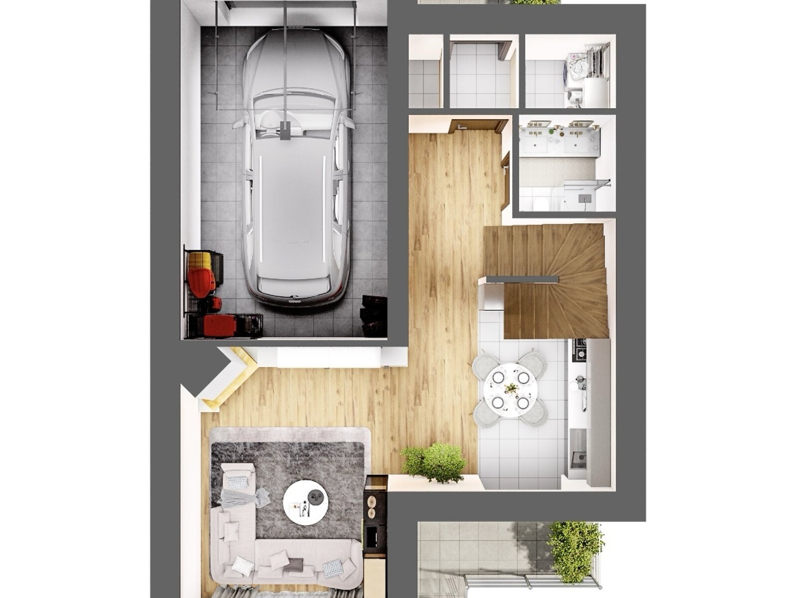 двухэтажный таунхаус, 133 кв. м, кирпич. Продажа в Ивано-Франковске район Опришовцы фото 1