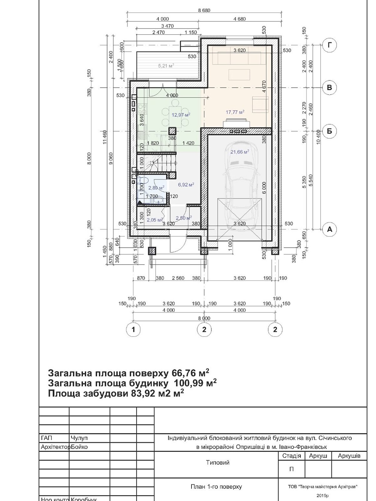 двухэтажный таунхаус, 133 кв. м, кирпич. Продажа в Ивано-Франковске район Опришовцы фото 1