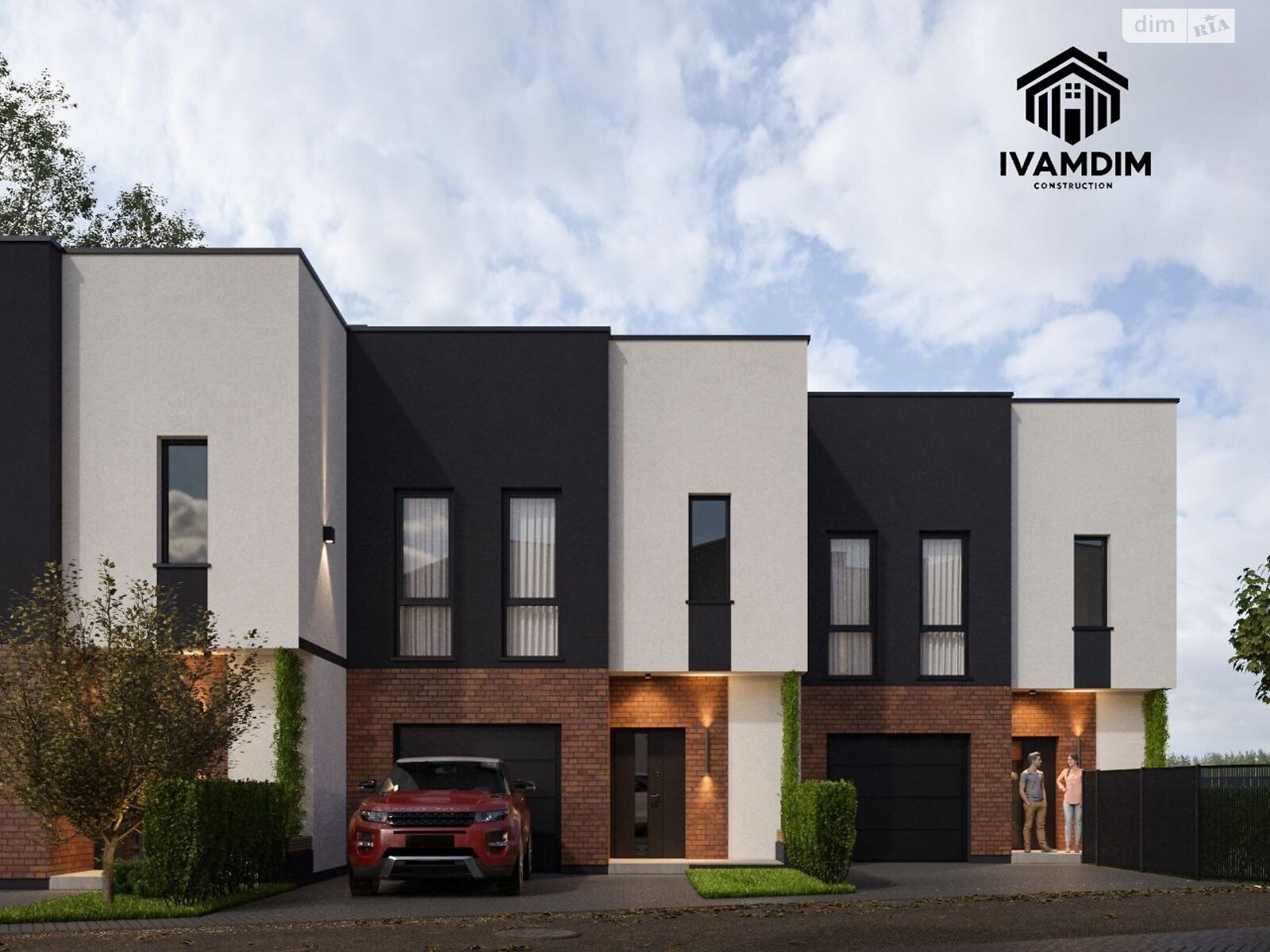 двоповерховий таунхаус, 135 кв. м, цегла. Продаж у Івано-Франківську фото 1 двоповерховий таунхаус, 135 кв. м, цегла. Продаж у Івано-Франківську фото 1