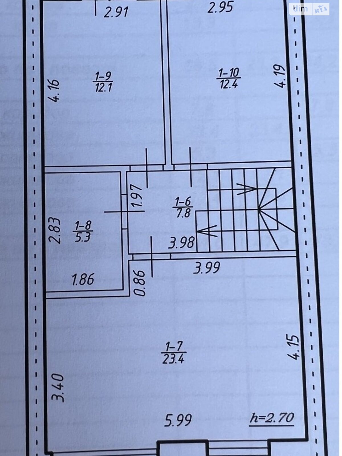 двухэтажный таунхаус, 120 кв. м, кирпич. Продажа в Ивано-Франковске фото 1