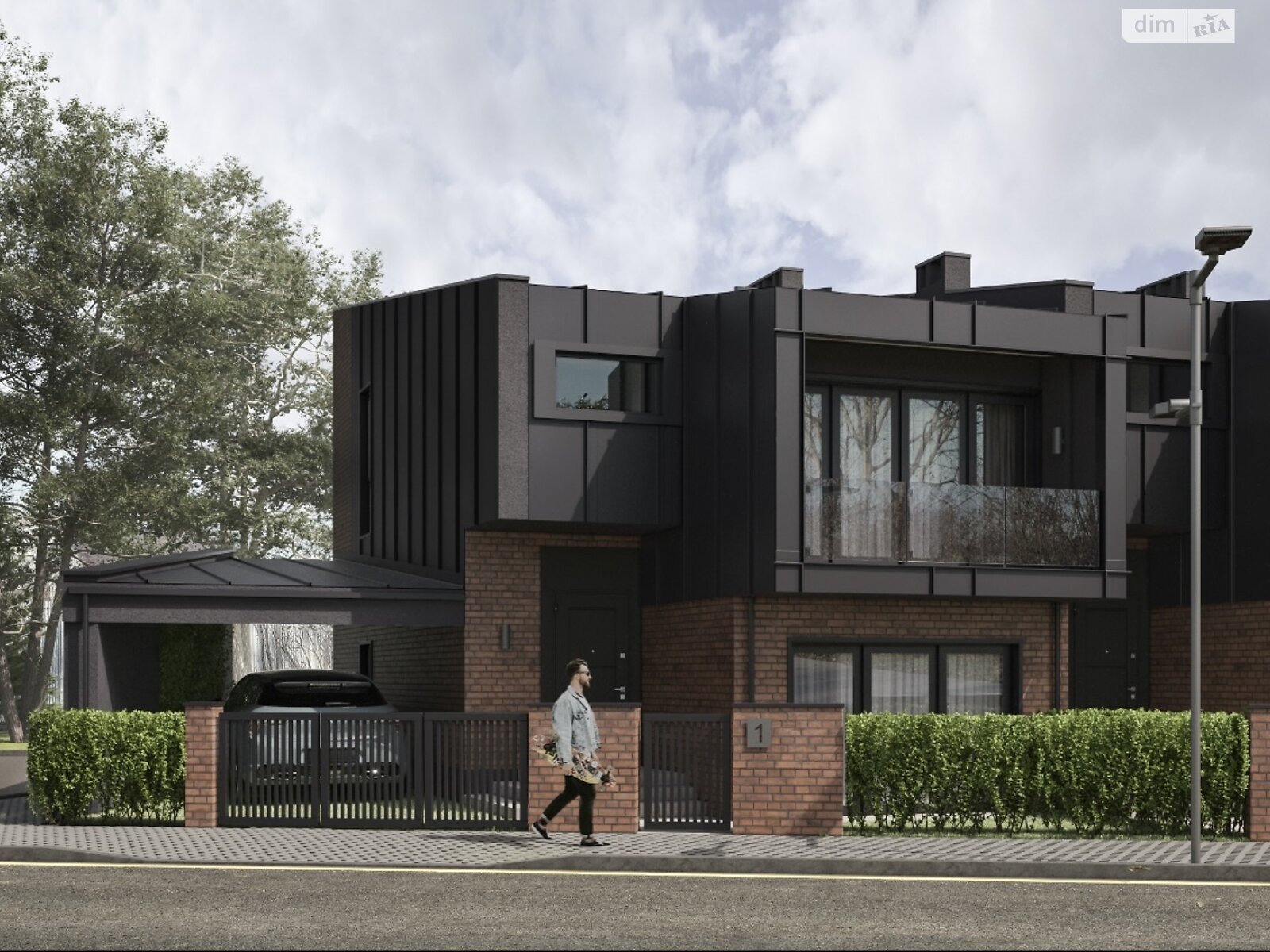 двухэтажный таунхаус, 121 кв. м, кирпич. Продажа в Ивано-Франковске фото 1