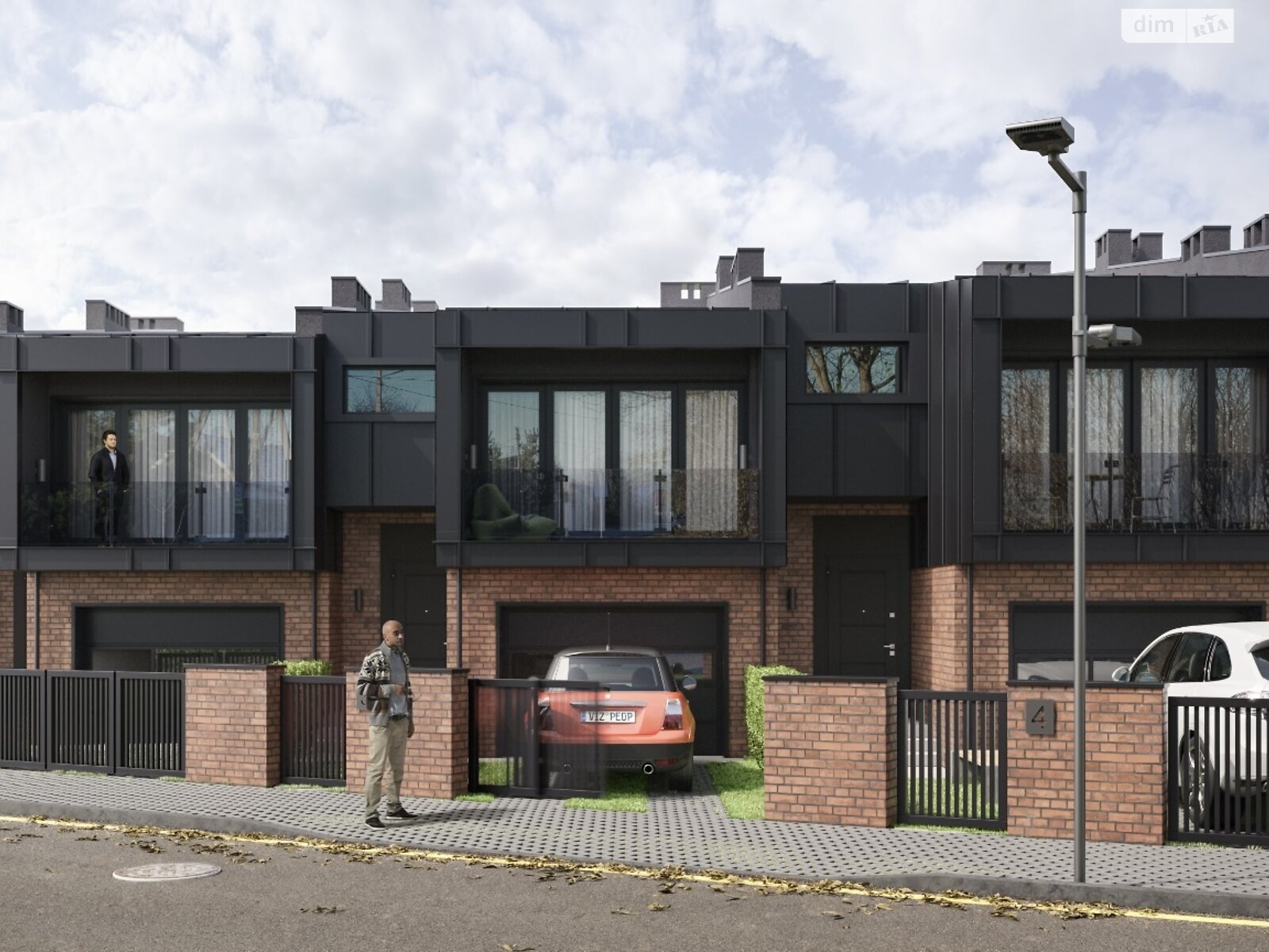 двухэтажный таунхаус, 121 кв. м, кирпич. Продажа в Ивано-Франковске фото 1