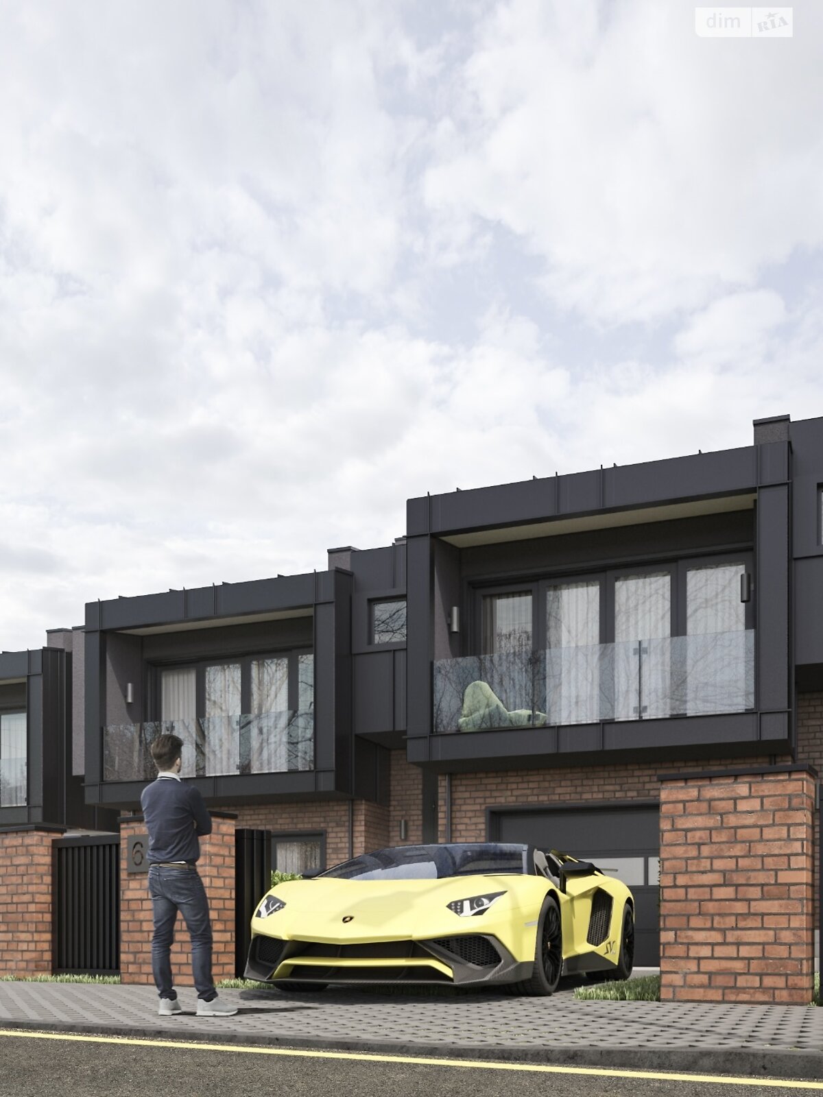 двухэтажный таунхаус, 121 кв. м, кирпич. Продажа в Ивано-Франковске фото 1