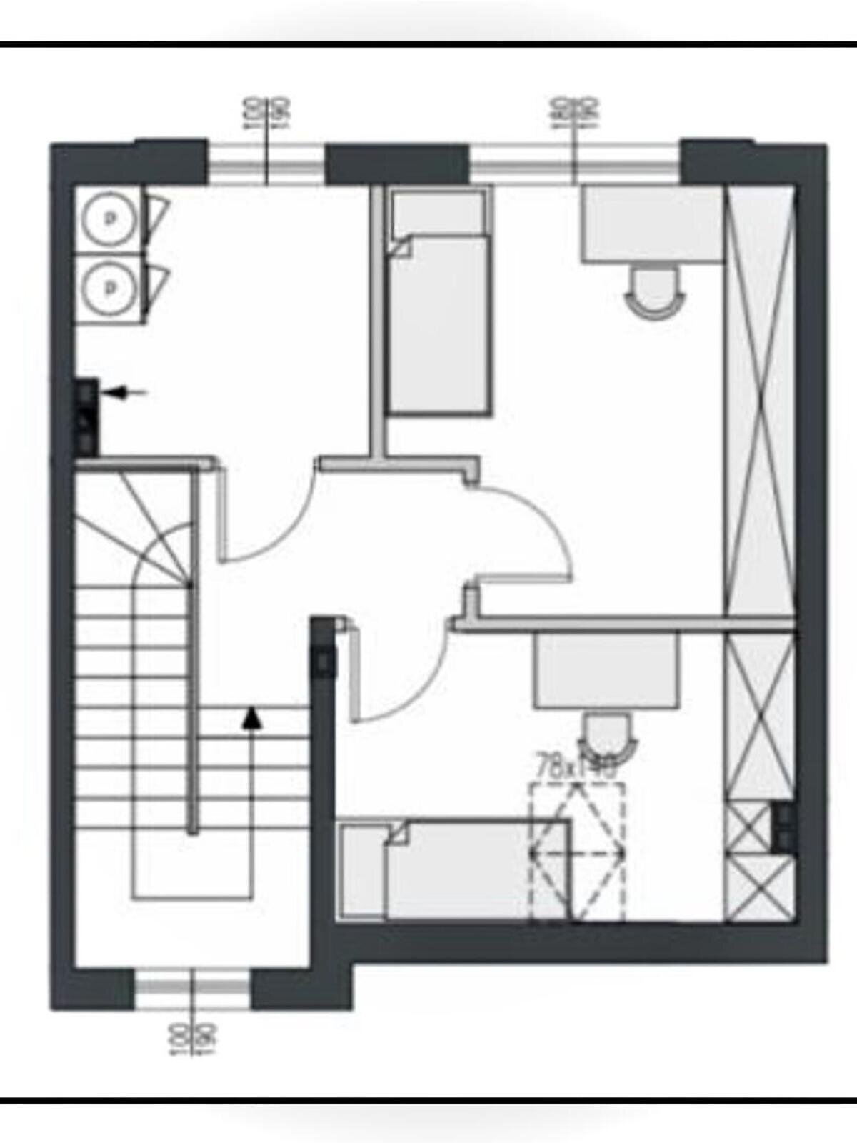 трехэтажный таунхаус, 120 кв. м, газобетон. Продажа в Киеве район Осокорки фото 1