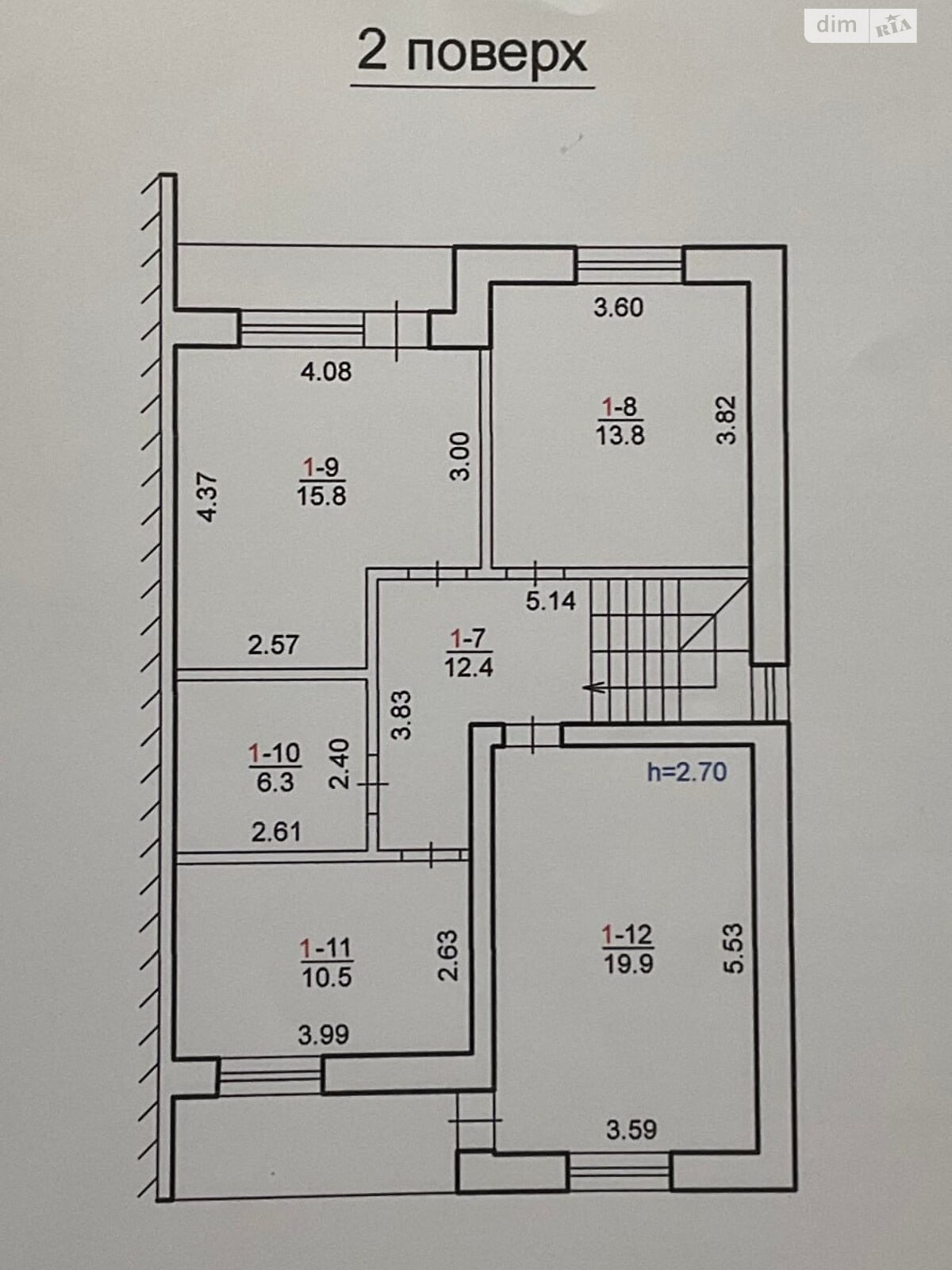 двухэтажный таунхаус, 160.5 кв. м, кирпич. Продажа в Конопнице фото 1