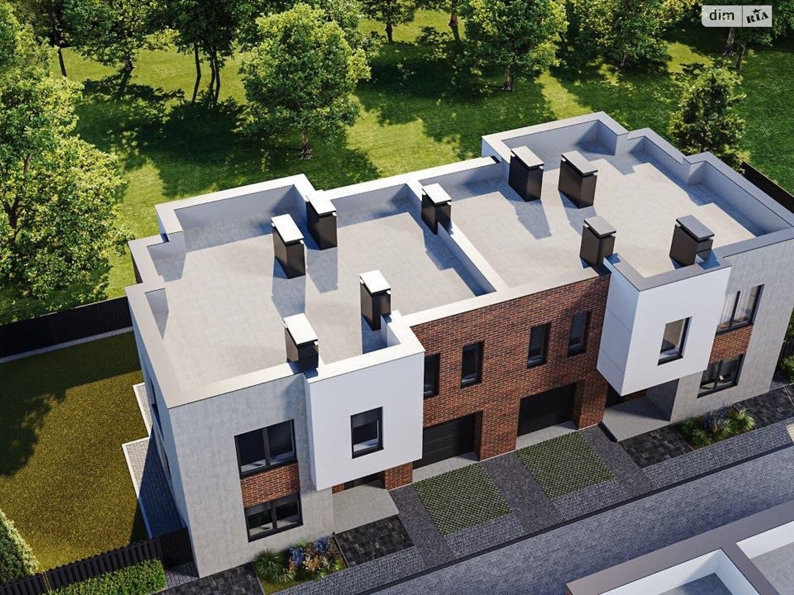 двухэтажный таунхаус, 93.67 кв. м, кирпич. Продажа в Криховцах фото 1 двухэтажный таунхаус, 93.67 кв. м, кирпич. Продажа в Криховцах фото 1