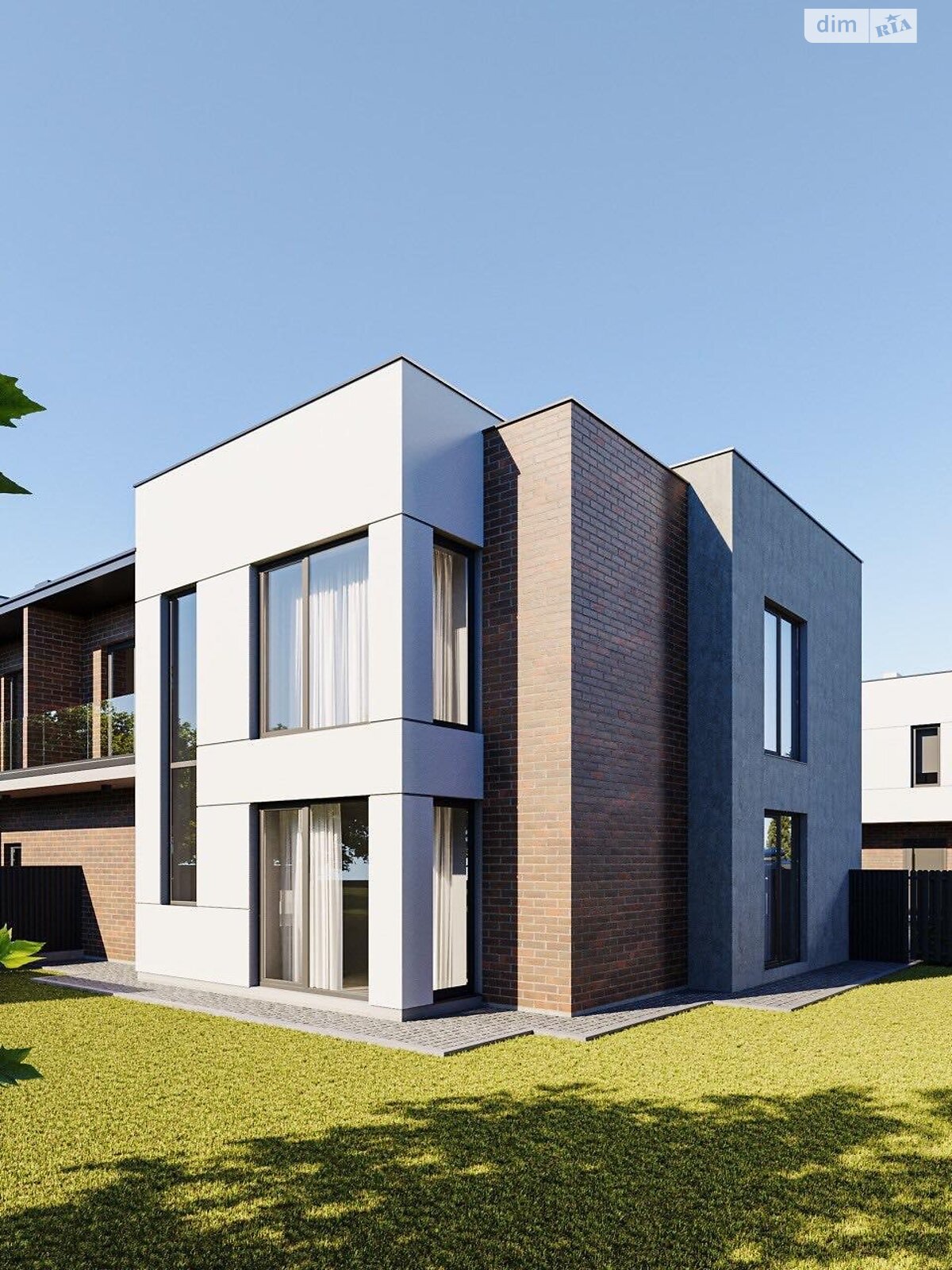 двухэтажный таунхаус, 93.67 кв. м, кирпич. Продажа в Криховцах фото 1 двухэтажный таунхаус, 93.67 кв. м, кирпич. Продажа в Криховцах фото 1