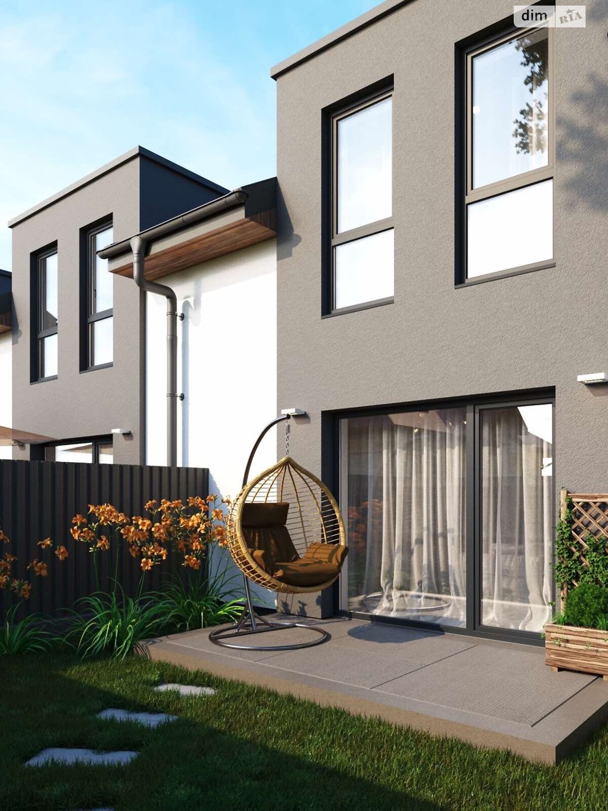 двухэтажный таунхаус, 125 кв. м, кирпич. Продажа в Криховцах фото 1