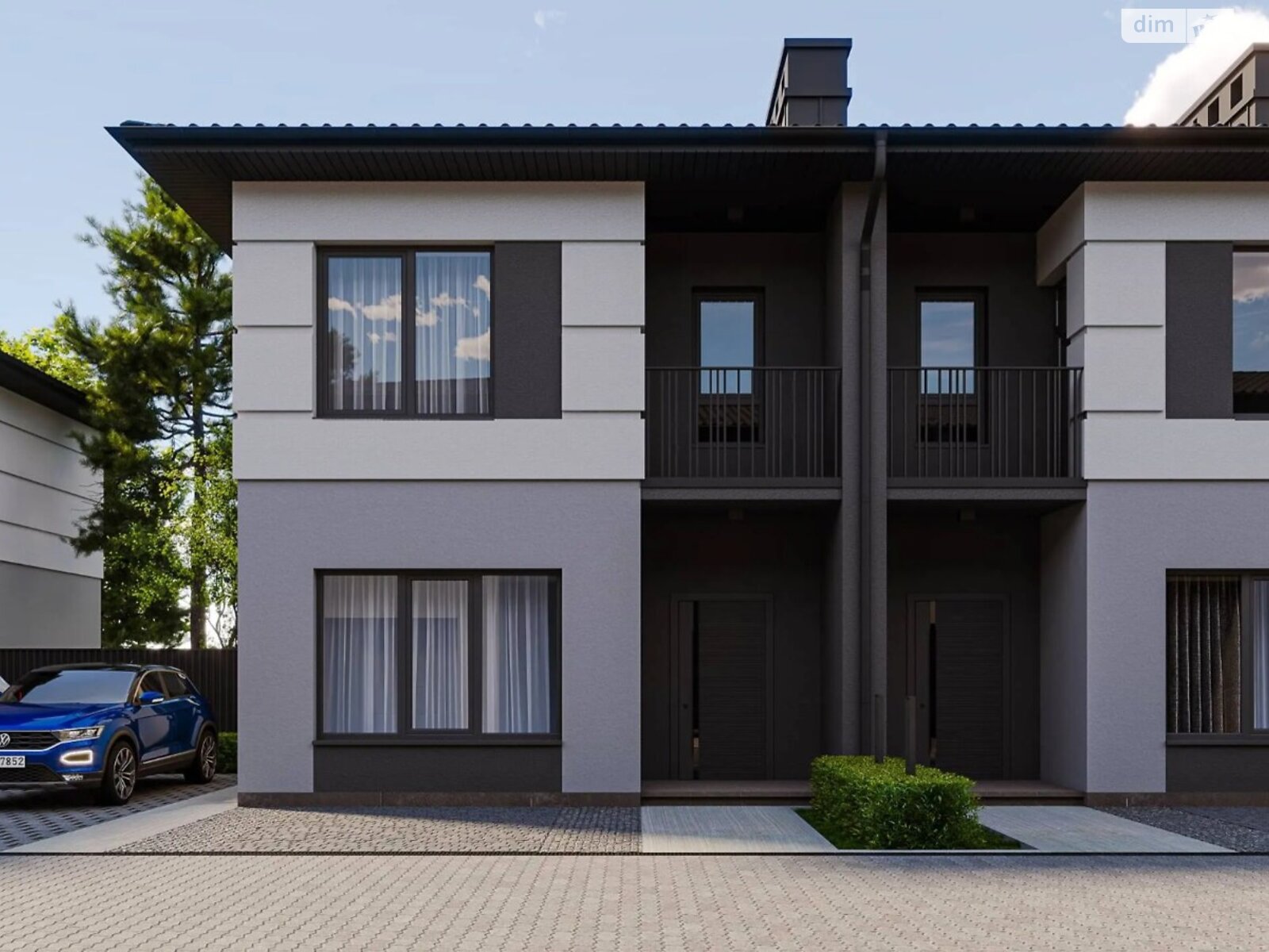 двухэтажный таунхаус, 120 кв. м, кирпич. Продажа в Криховцах фото 1