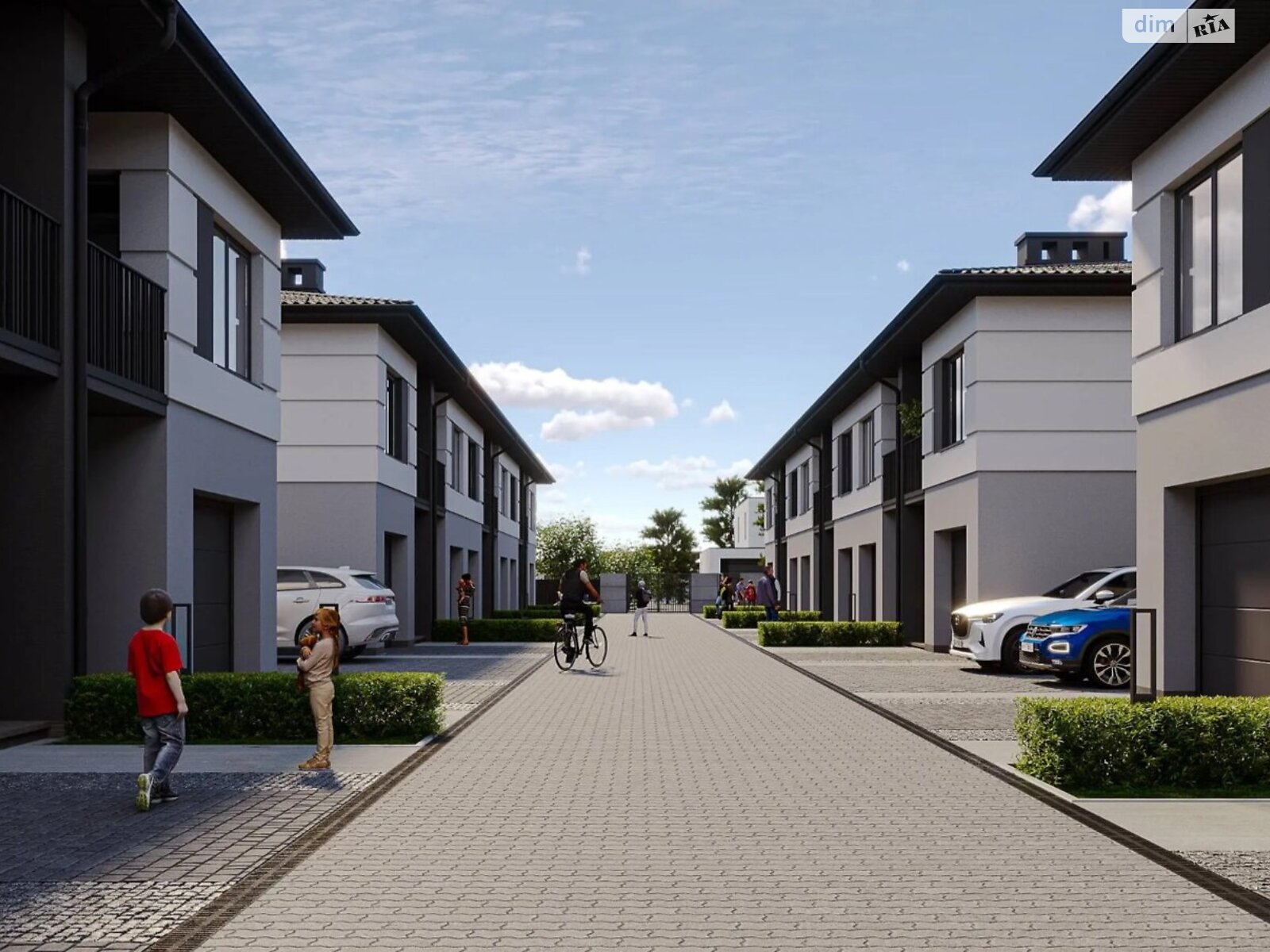 двухэтажный таунхаус, 120 кв. м, кирпич. Продажа в Криховцах фото 1