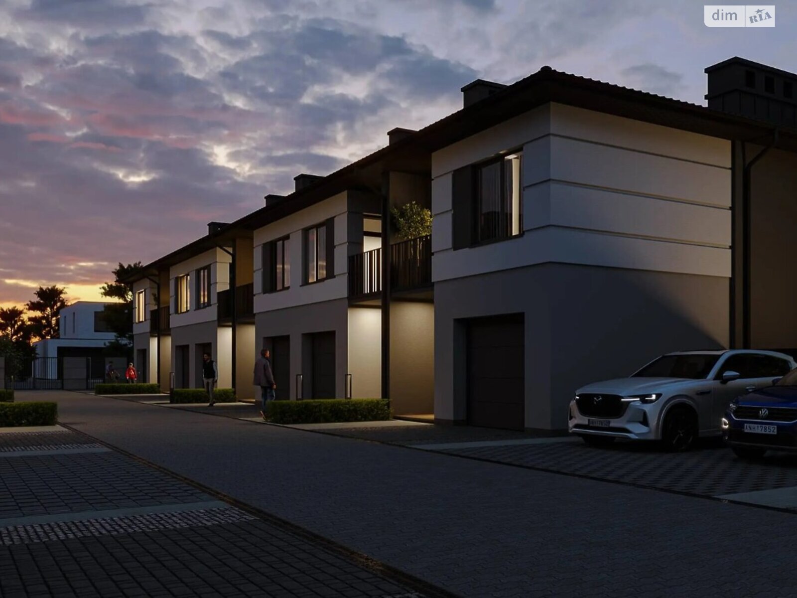 двухэтажный таунхаус, 120 кв. м, кирпич. Продажа в Криховцах фото 1