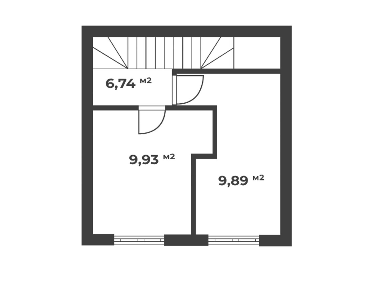 трехэтажный таунхаус, 55.28 кв. м, газобетон. Продажа в Крюковщине фото 1