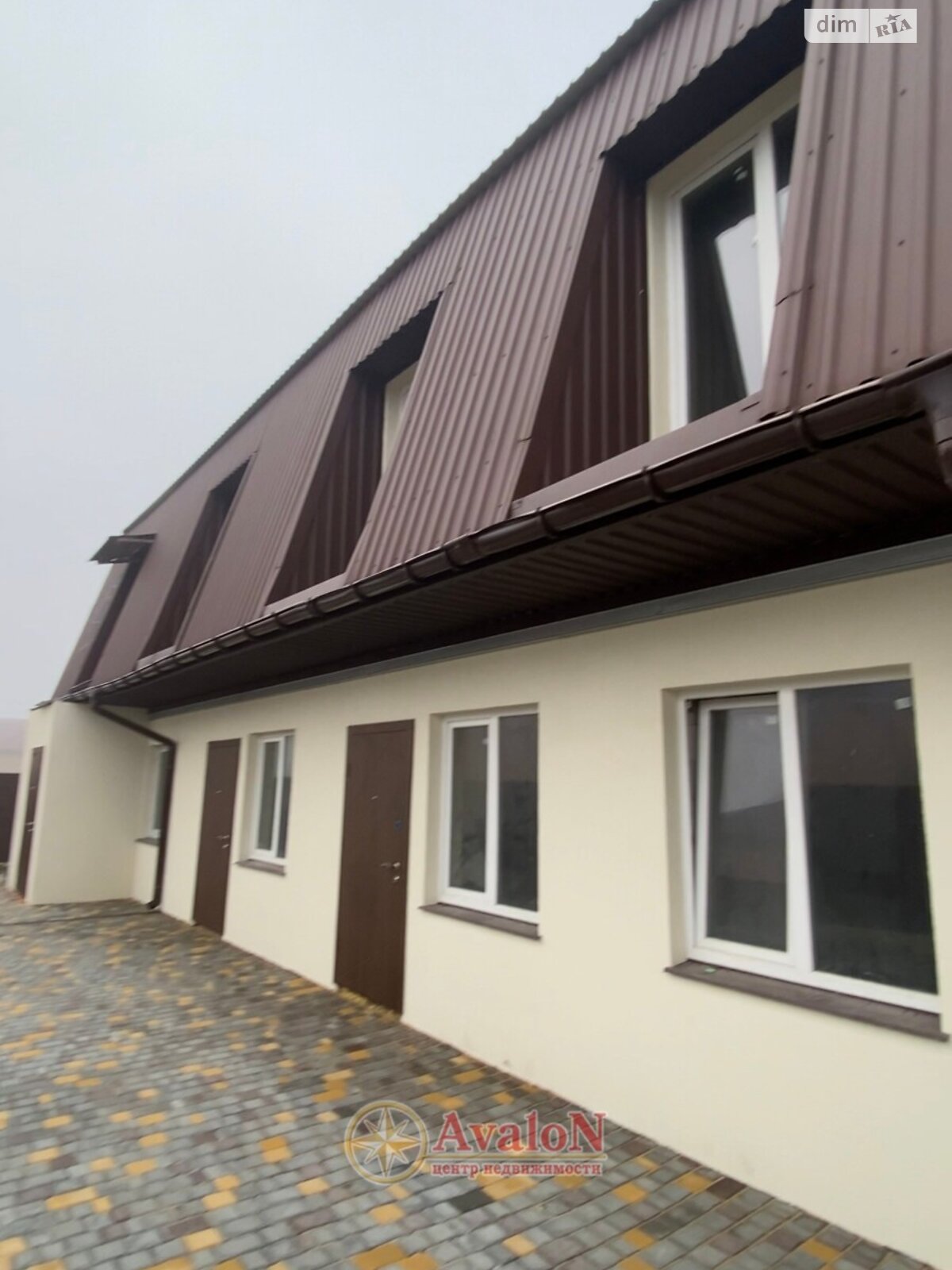 двухэтажный таунхаус, 34.3 кв. м, пеноблок. Продажа в Лесках фото 1