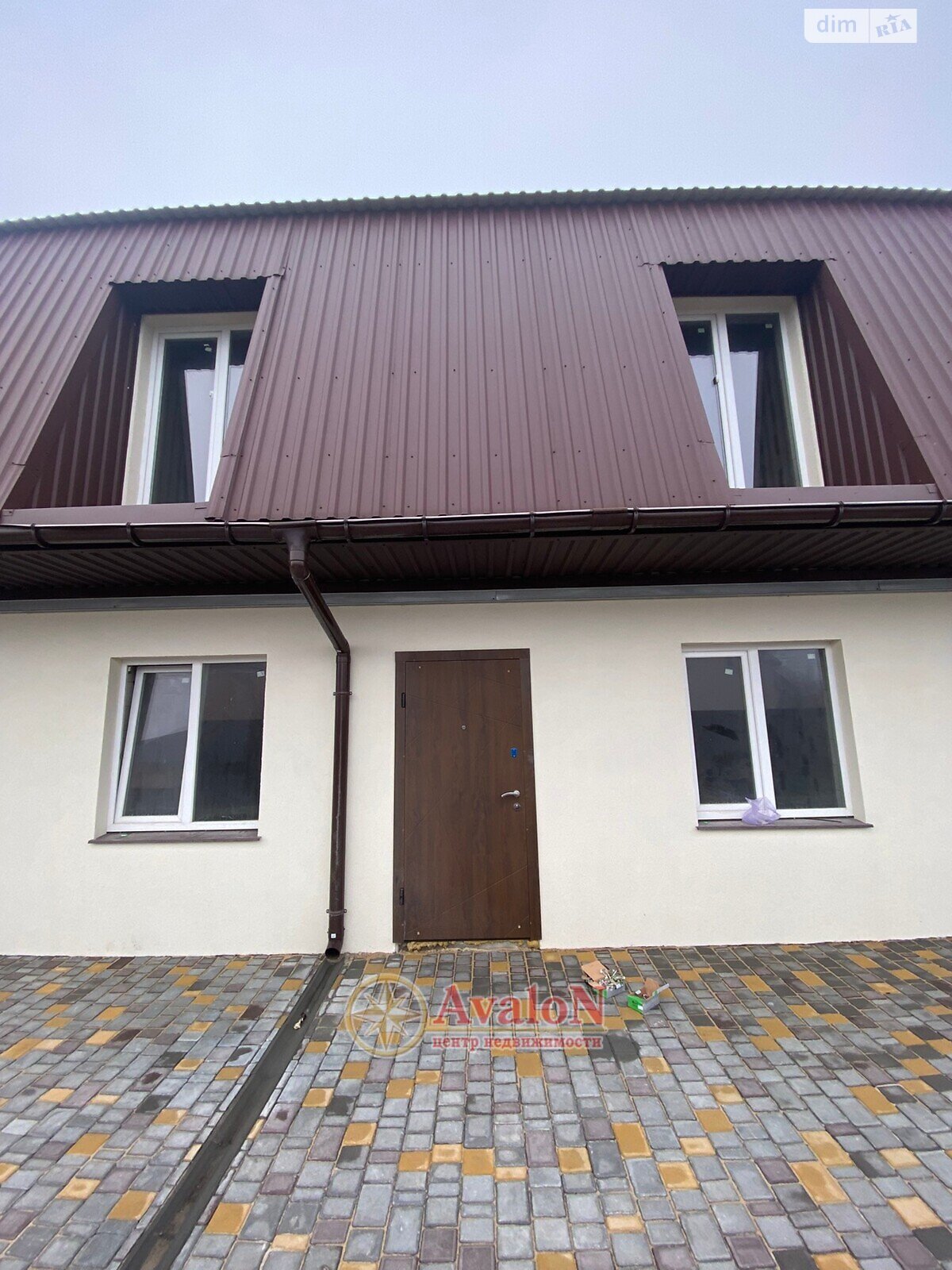 двухэтажный таунхаус, 34.3 кв. м, пеноблок. Продажа в Лесках фото 1