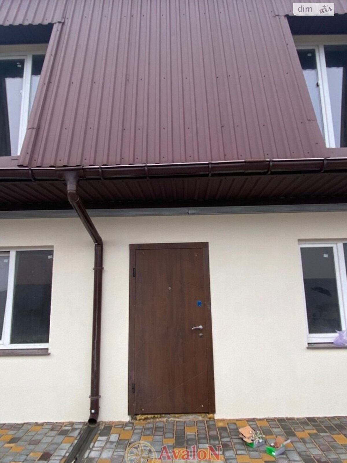 двухэтажный таунхаус, 34.3 кв. м, пеноблок. Продажа в Лесках фото 1