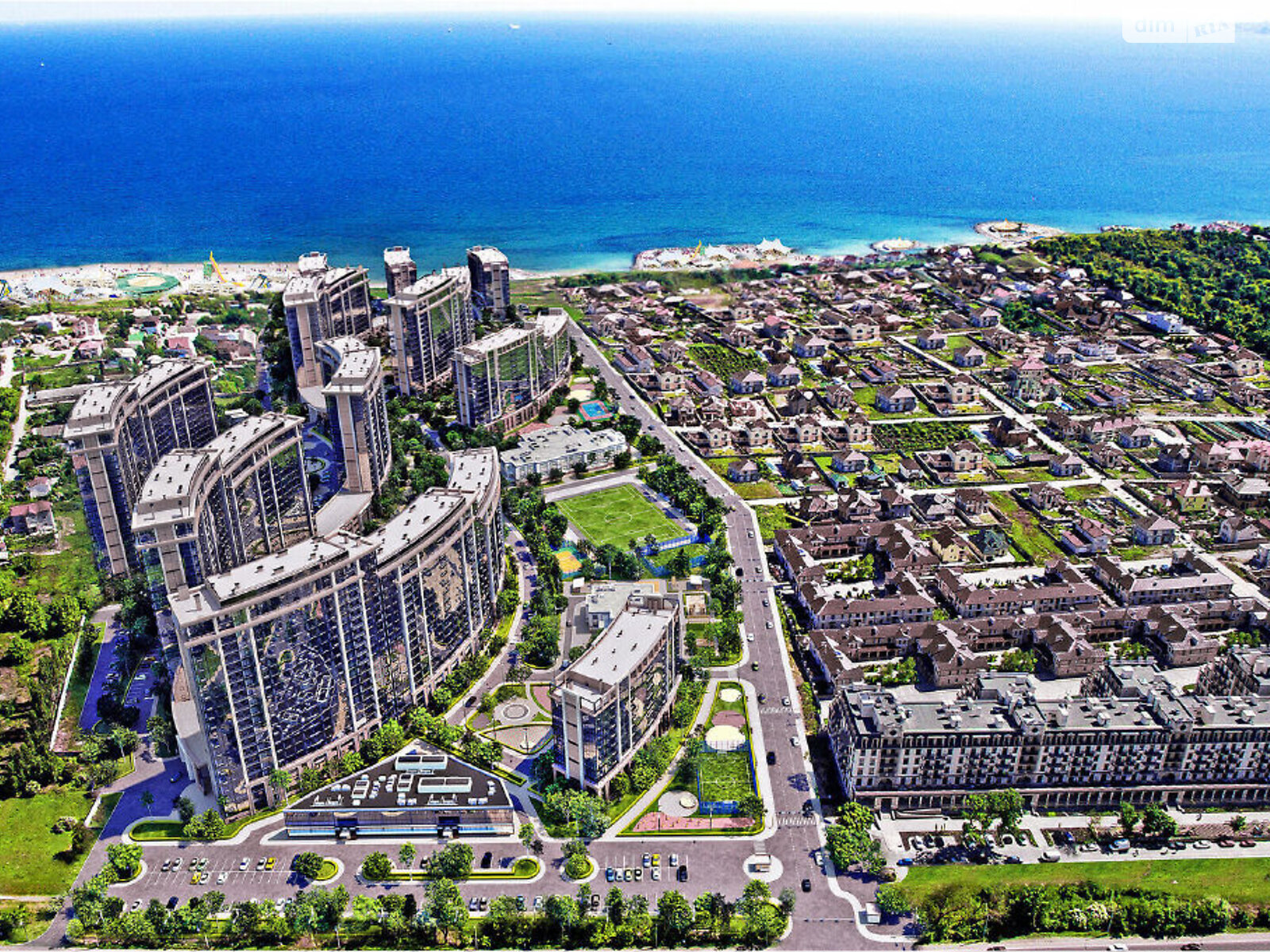 двухэтажный таунхаус, 122 кв. м, кирпич. Продажа в Лески фото 1 двухэтажный таунхаус, 122 кв. м, кирпич. Продажа в Лески фото 1