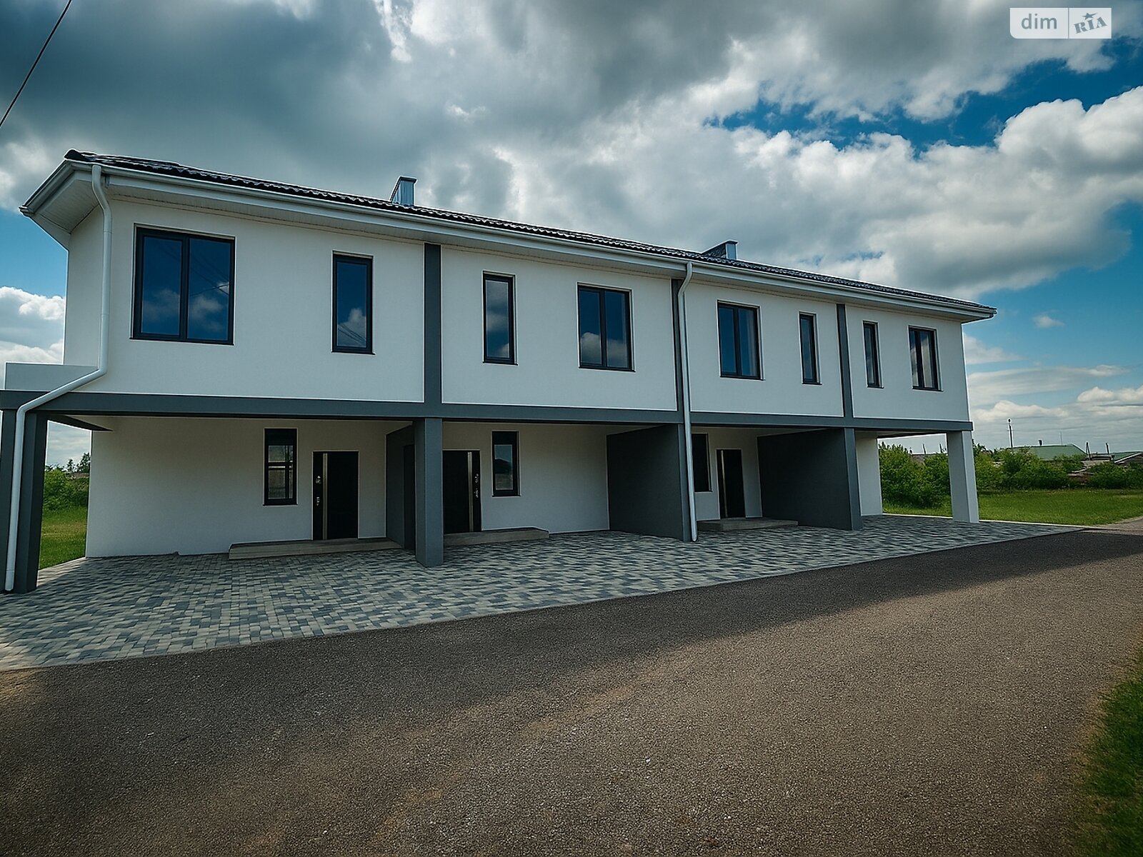 двоповерховий таунхаус, 124 кв. м, газобетон. Продаж у Лиманці фото 1