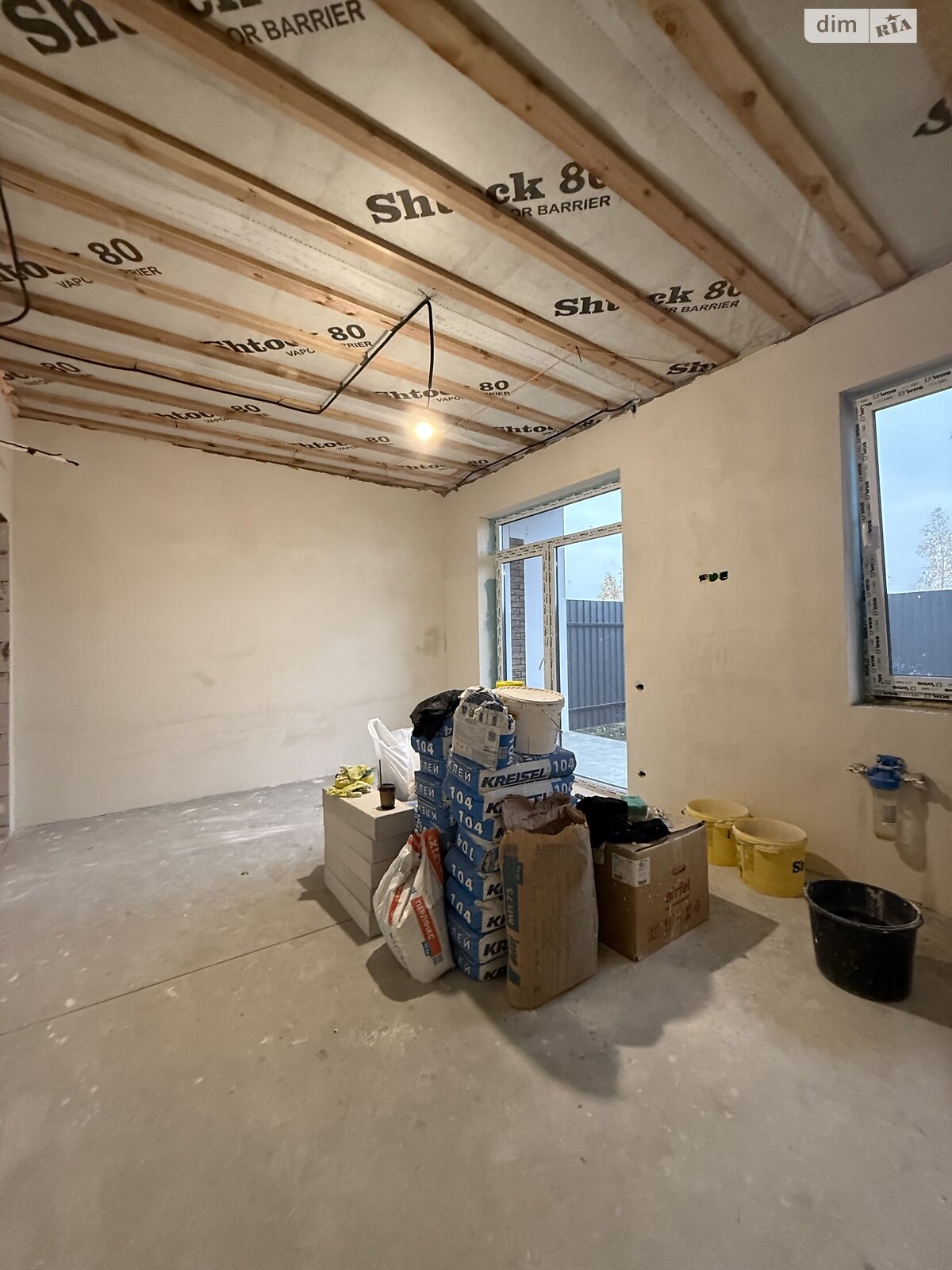 одноэтажный таунхаус, 56 кв. м, газобетон. Продажа в Михайловке-Рубежовке фото 1