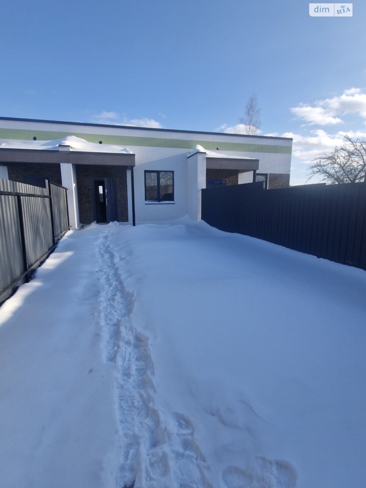 одноэтажный таунхаус, 56.3 кв. м, пеноблок. Продажа в Михайловке-Рубежовке фото 1