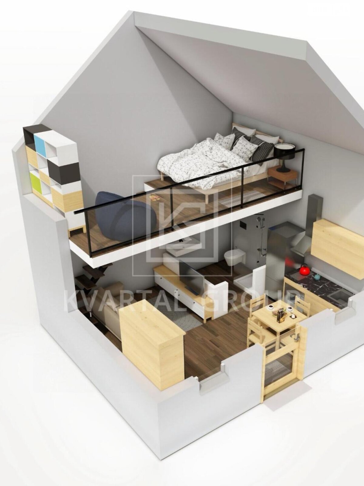 одноэтажный таунхаус, 34 кв. м, газобетон. Продажа в Михайловке-Рубежовке фото 1 одноэтажный таунхаус, 34 кв. м, газобетон. Продажа в Михайловке-Рубежовке фото 1