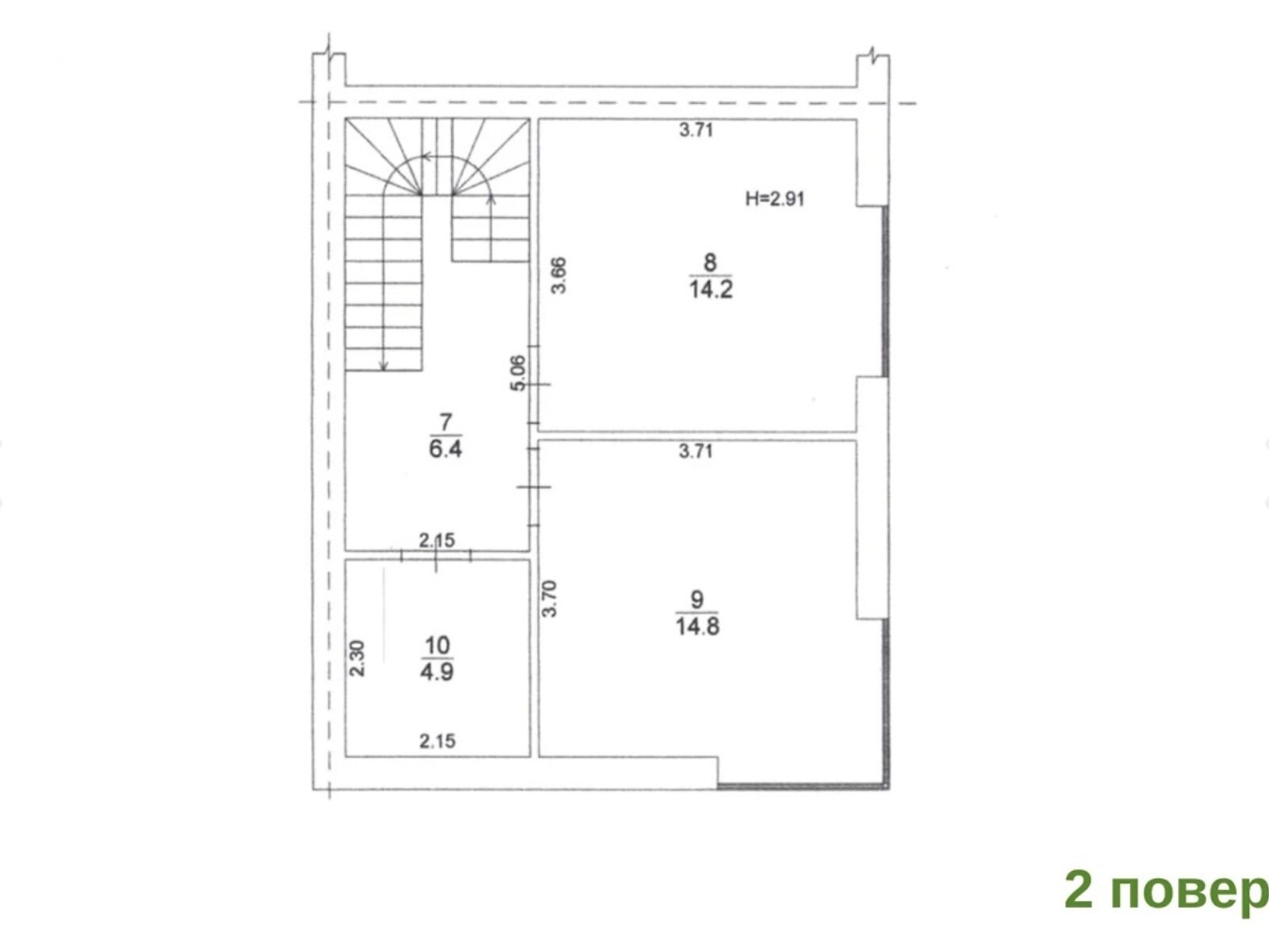 двухэтажный таунхаус, 93.4 кв. м, кирпич. Продажа в Новых Петровцах фото 1