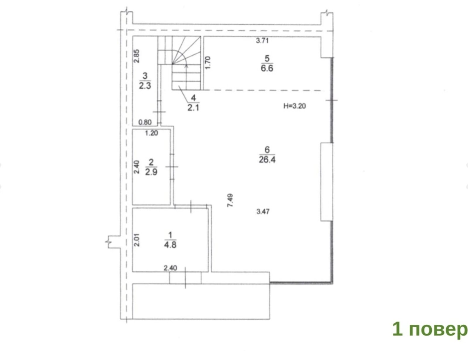 двухэтажный таунхаус, 93.4 кв. м, кирпич. Продажа в Новых Петровцах фото 1