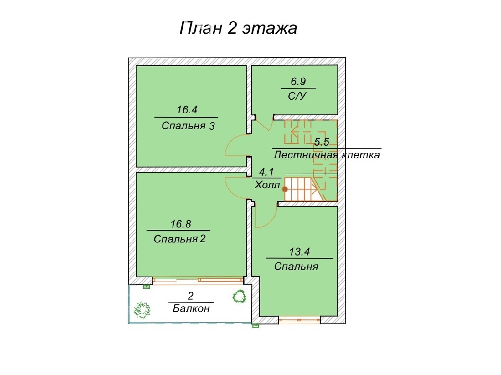 двухэтажный таунхаус, 120 кв. м, кирпич. Продажа в Одессе район Червоный Хутор фото 1