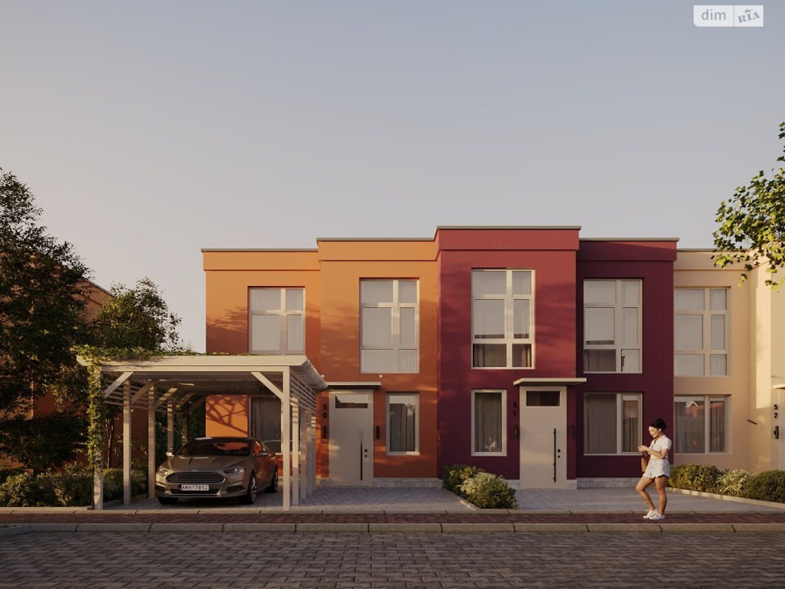 двоповерховий таунхаус, 119.07 кв. м, керамический кирпич. Продаж у Таїрове фото 1 двоповерховий таунхаус, 119.07 кв. м, керамический кирпич. Продаж у Таїрове фото 1