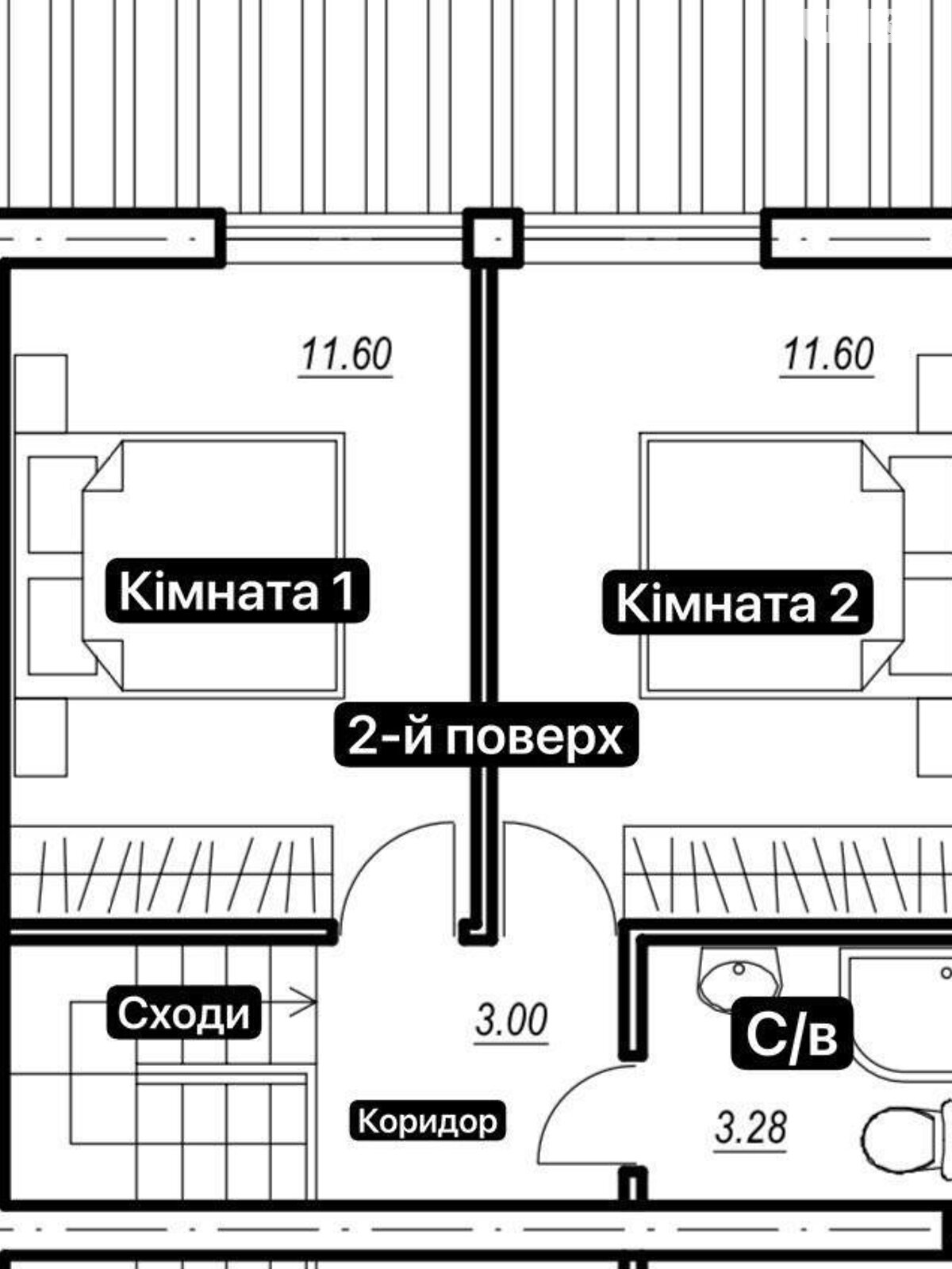 двоповерховий таунхаус, 64 кв. м, газобетон. Продаж у Петрівському (нов. Святопетрівському) фото 1