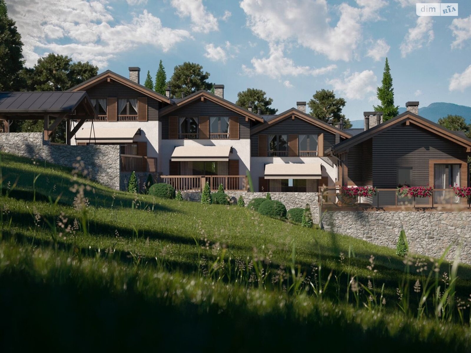 двухэтажный таунхаус, 98 кв. м, кирпич. Продажа в Полянице фото 1 двухэтажный таунхаус, 98 кв. м, кирпич. Продажа в Полянице фото 1