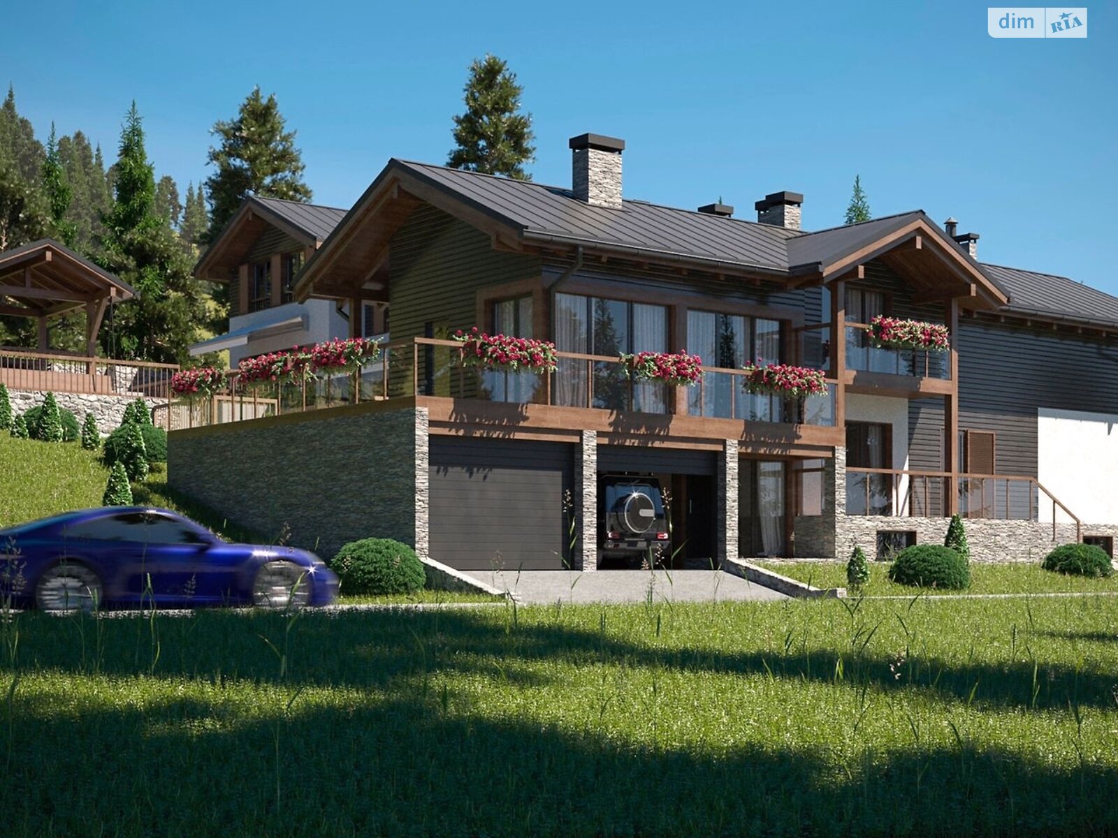 двухэтажный таунхаус, 98 кв. м, кирпич. Продажа в Полянице фото 1 двухэтажный таунхаус, 98 кв. м, кирпич. Продажа в Полянице фото 1