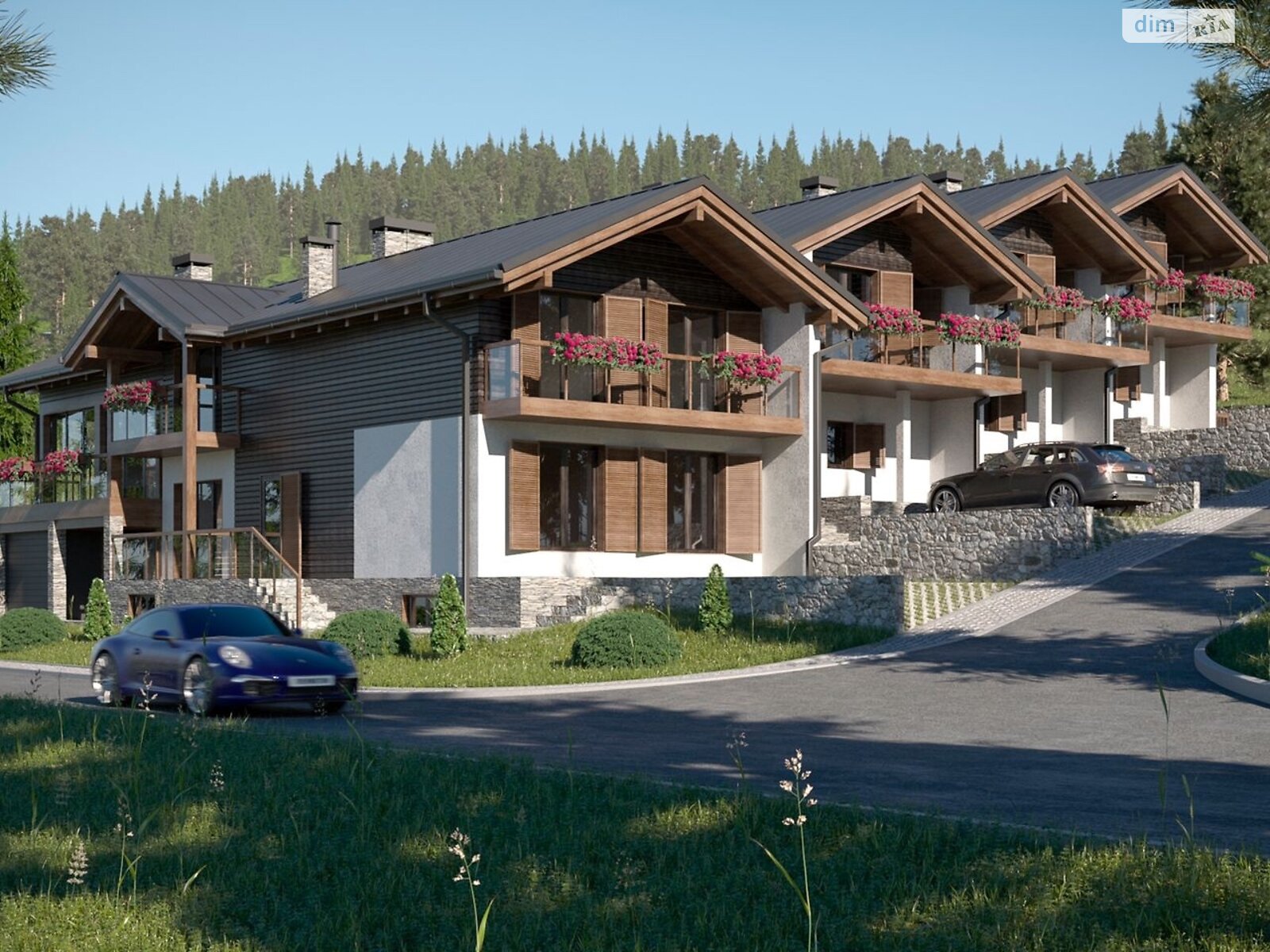 двухэтажный таунхаус, 98 кв. м, кирпич. Продажа в Полянице фото 1 двухэтажный таунхаус, 98 кв. м, кирпич. Продажа в Полянице фото 1