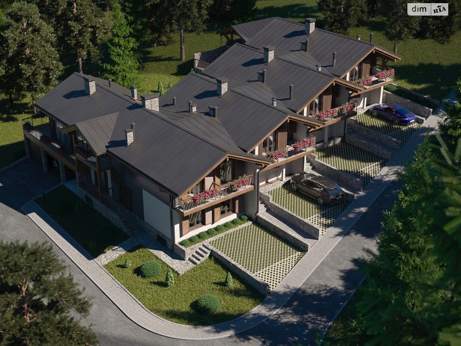 двухэтажный таунхаус, 98 кв. м, кирпич. Продажа в Полянице фото 1 двухэтажный таунхаус, 98 кв. м, кирпич. Продажа в Полянице фото 1