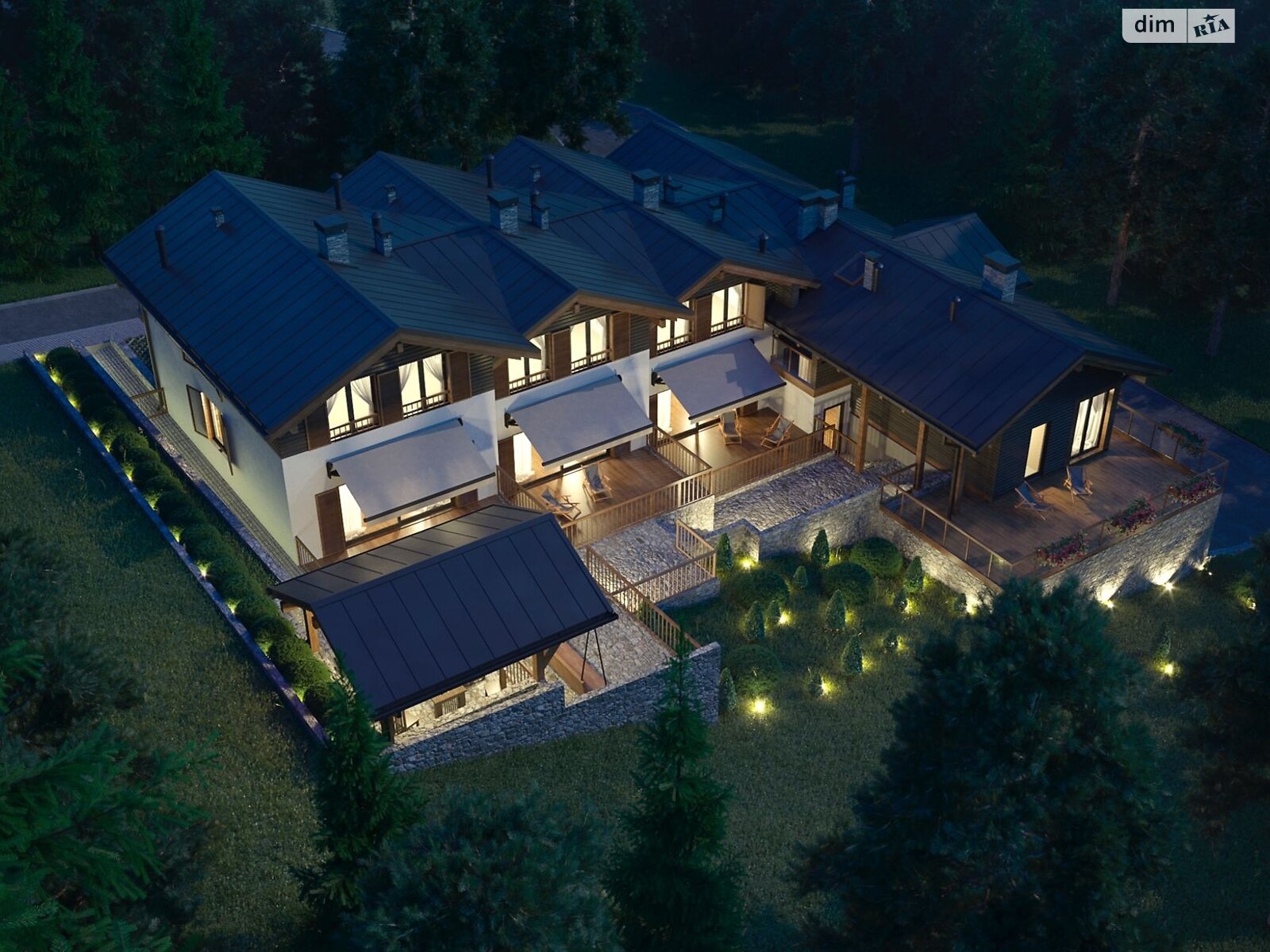 двухэтажный таунхаус, 97 кв. м, кирпич. Продажа в Полянице фото 1