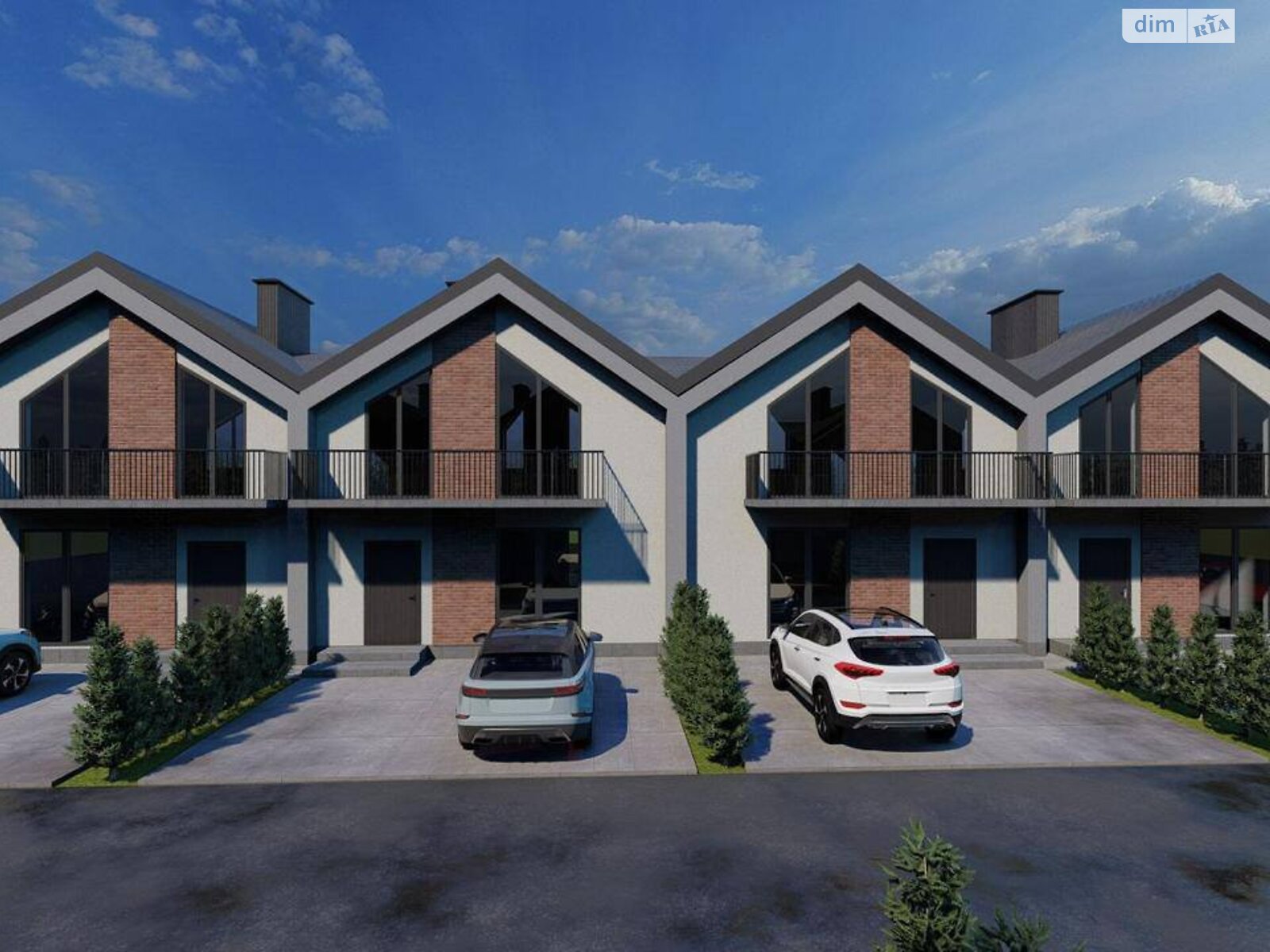 двоповерховий таунхаус, 110 кв. м, цегла. Продаж у Прибузькому фото 1