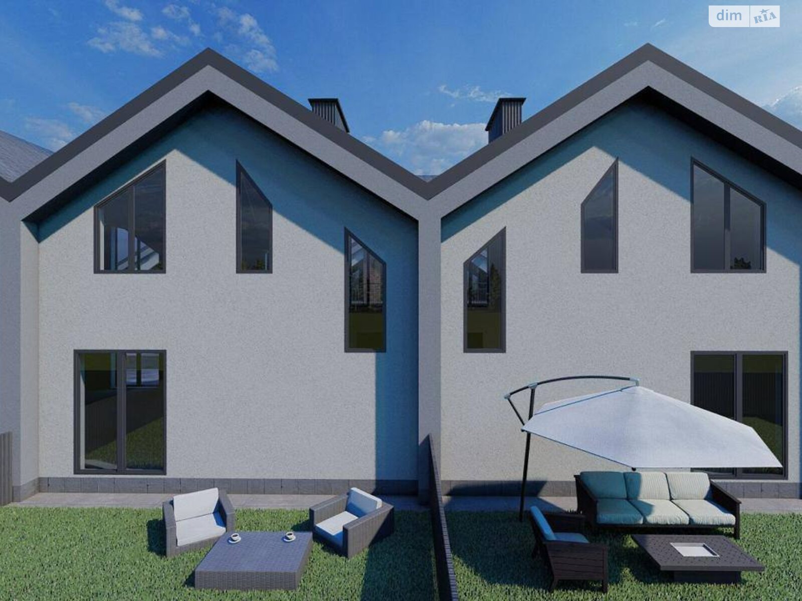 двоповерховий таунхаус, 110 кв. м, цегла. Продаж у Прибузькому фото 1