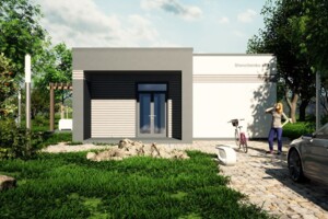 двоповерховий таунхаус, 108.2 кв. м, газобетон. Продаж у Прилиманському фото 2