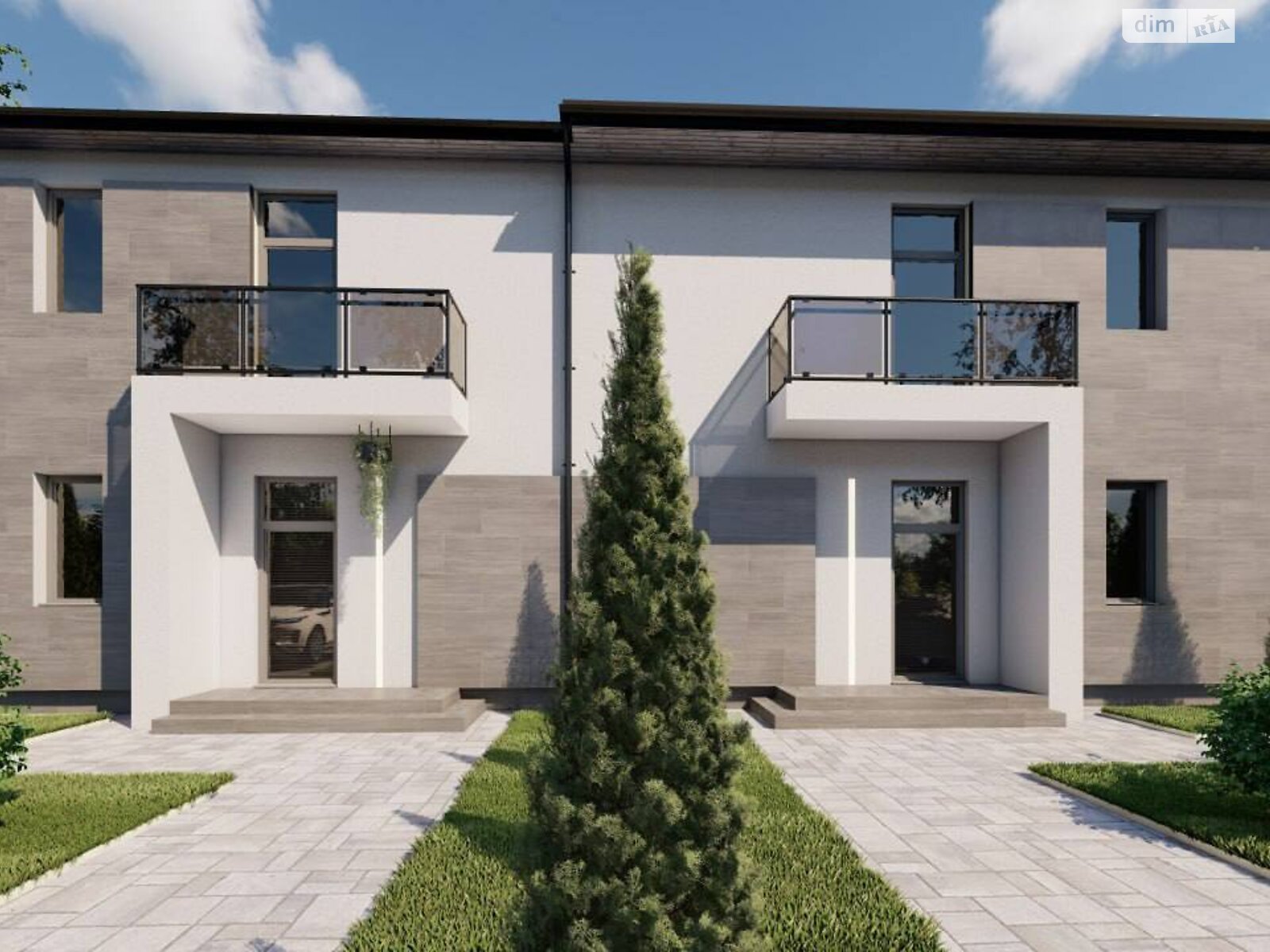двоповерховий таунхаус, 108.2 кв. м, газобетон. Продаж у Прилиманському фото 1 двоповерховий таунхаус, 108.2 кв. м, газобетон. Продаж у Прилиманському фото 1