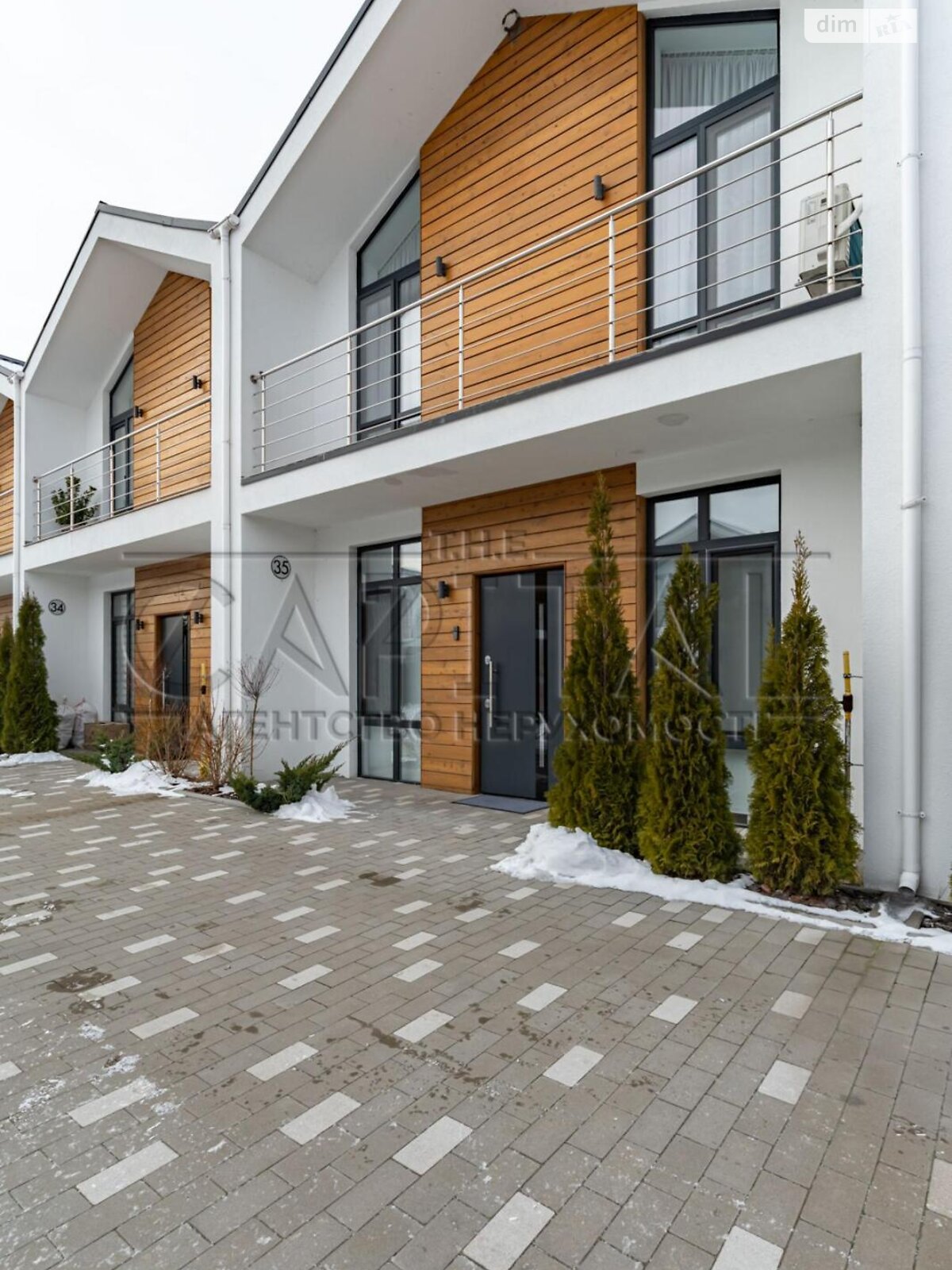 двоповерховий таунхаус, 279 кв. м, цегла. Продаж у Вишневому фото 1