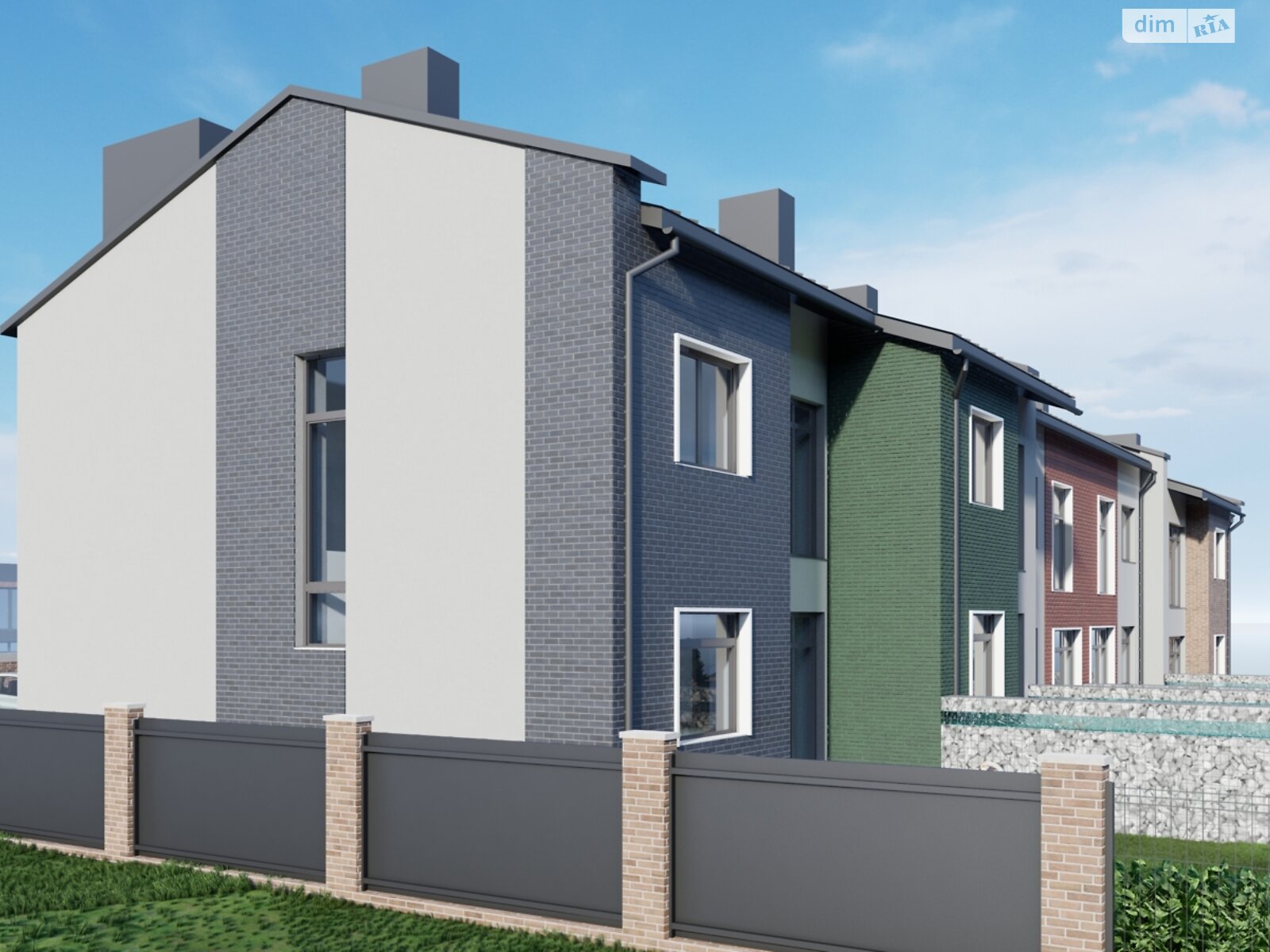 двухэтажный таунхаус, 105 кв. м, кирпич. Продажа в Ровно район Счастливое фото 1