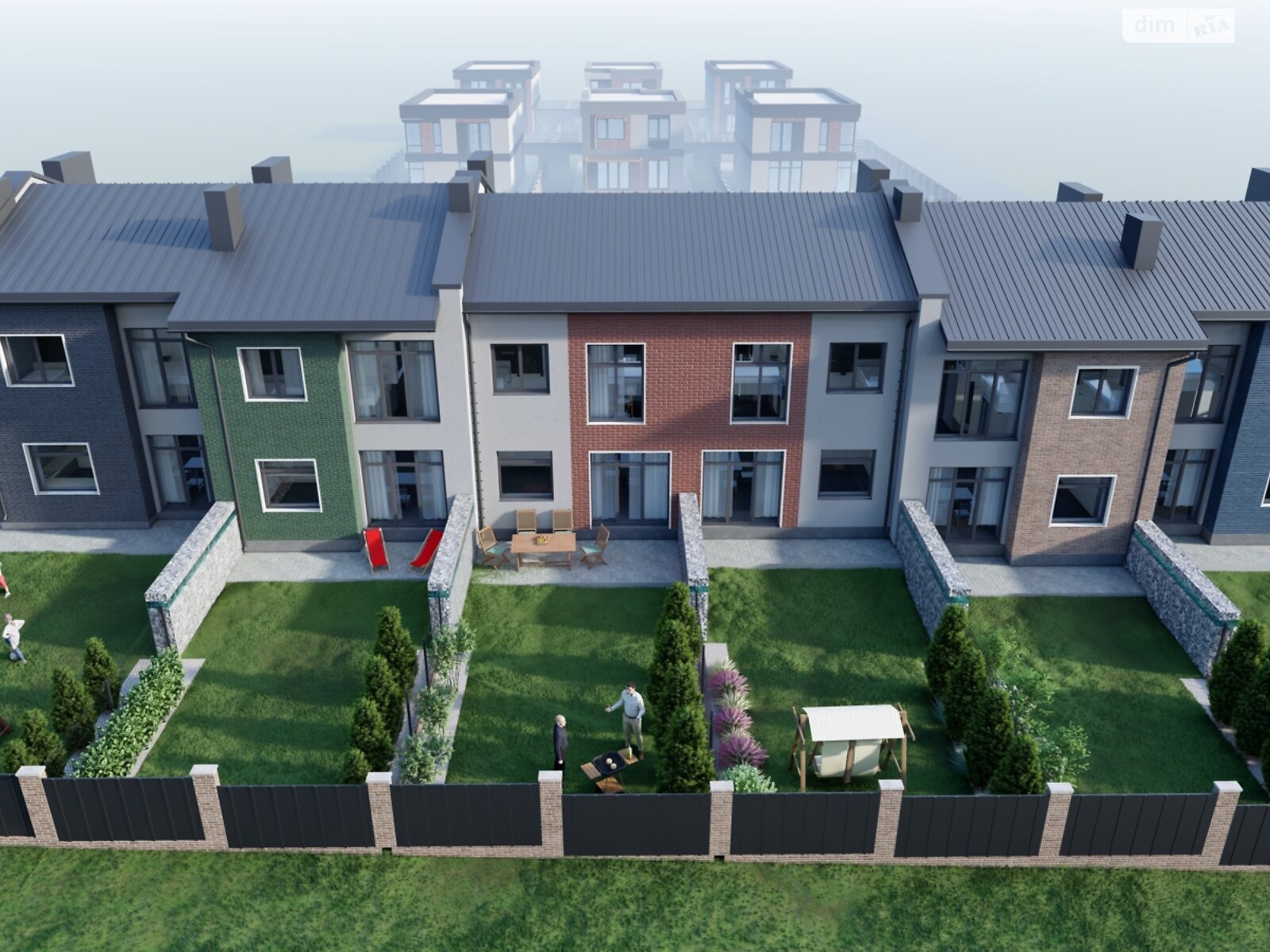 двухэтажный таунхаус, 114.67 кв. м, кирпич. Продажа в Ровно район Счастливое фото 1 двухэтажный таунхаус, 114.67 кв. м, кирпич. Продажа в Ровно район Счастливое фото 1