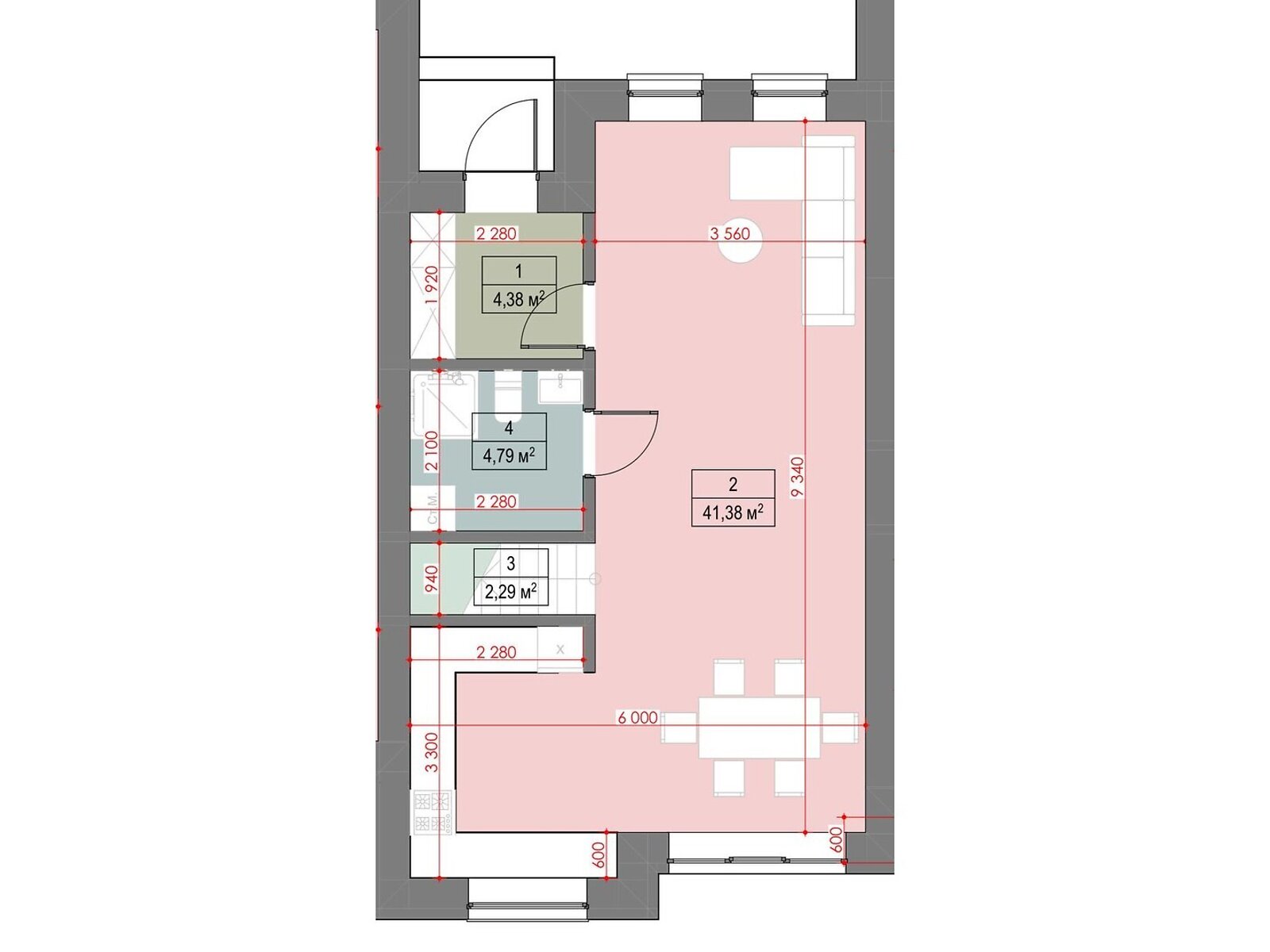 двухэтажный таунхаус, 105.2 кв. м, кирпич. Продажа в Ровно фото 1