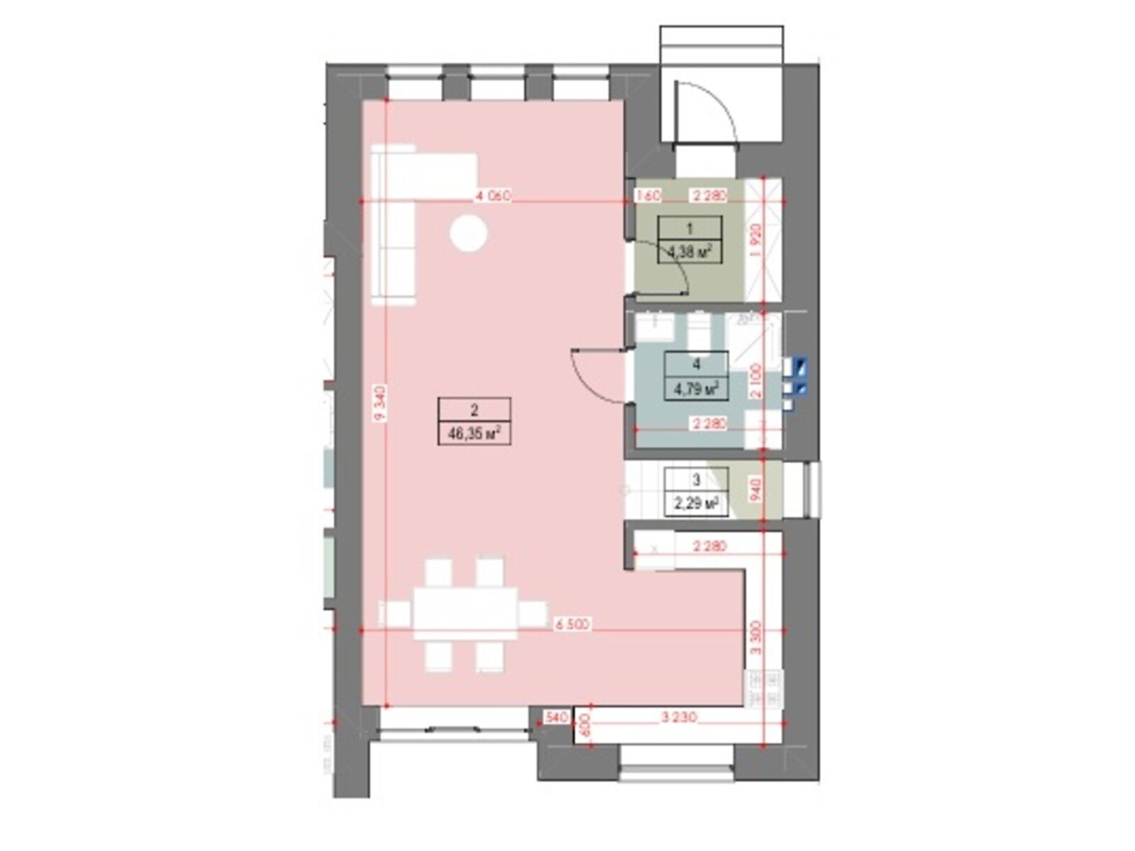 двухэтажный таунхаус, 114.76 кв. м, кирпич. Продажа в Ровно фото 1