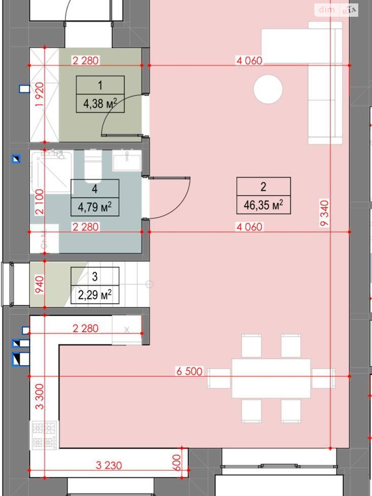 двухэтажный таунхаус, 105 кв. м, кирпич. Продажа в Ровно район Южный фото 1