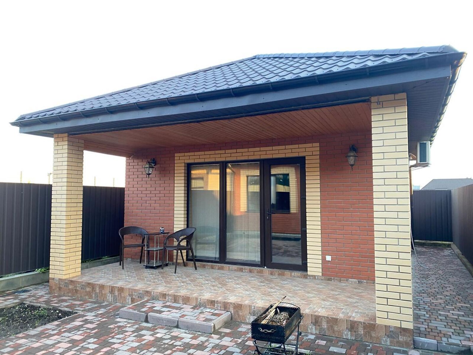 одноповерховий таунхаус, 91.7 кв. м, цегла. Продаж у Шкарівці фото 1