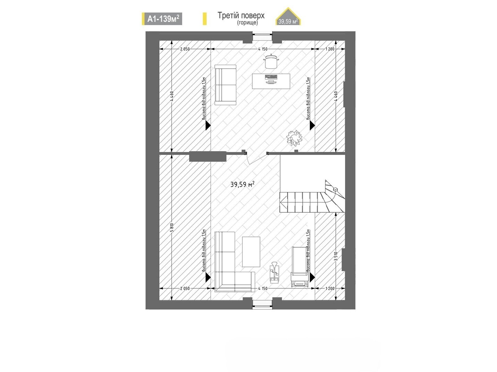 трехэтажный таунхаус, 139 кв. м, керамический блок. Продажа в Сокольниках фото 1